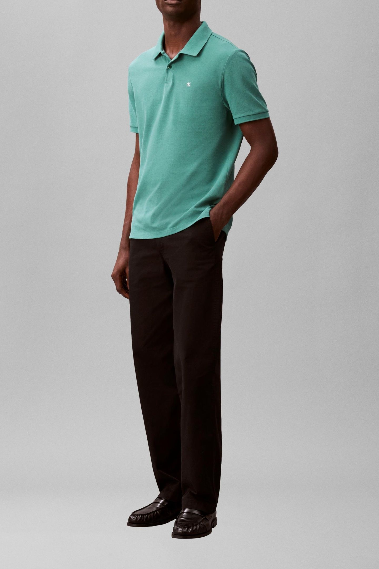 SS MONOGRAM PIQUE POLO WILD GREEN 2