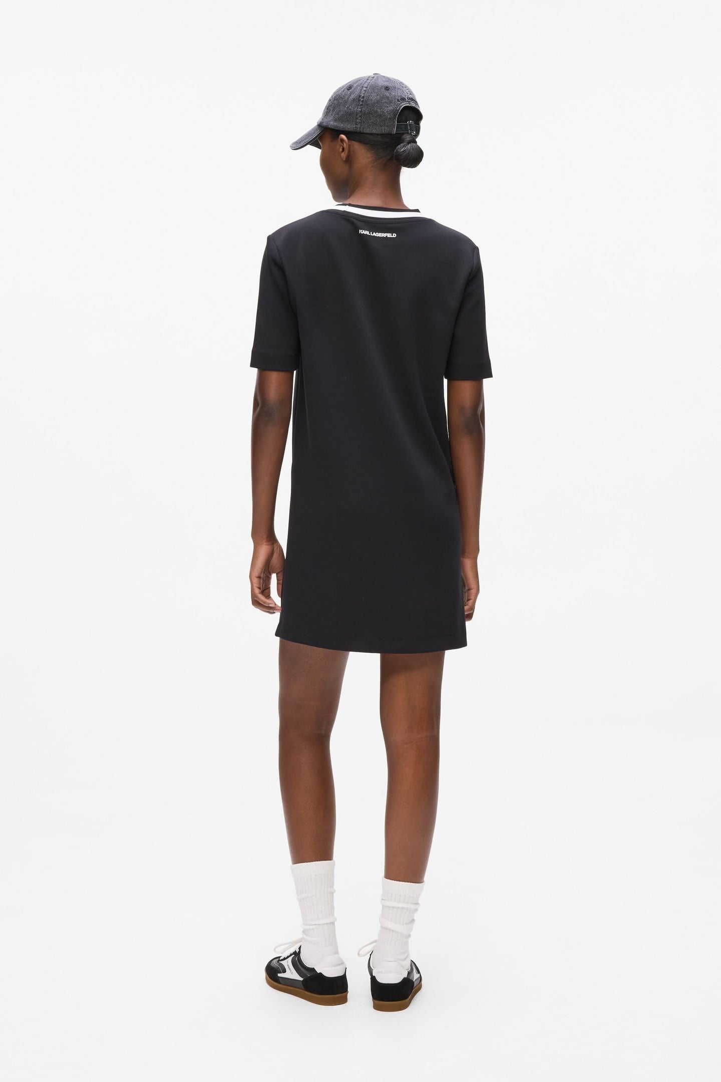 IKON PATCH TSHIRT DRESS BLACK 2