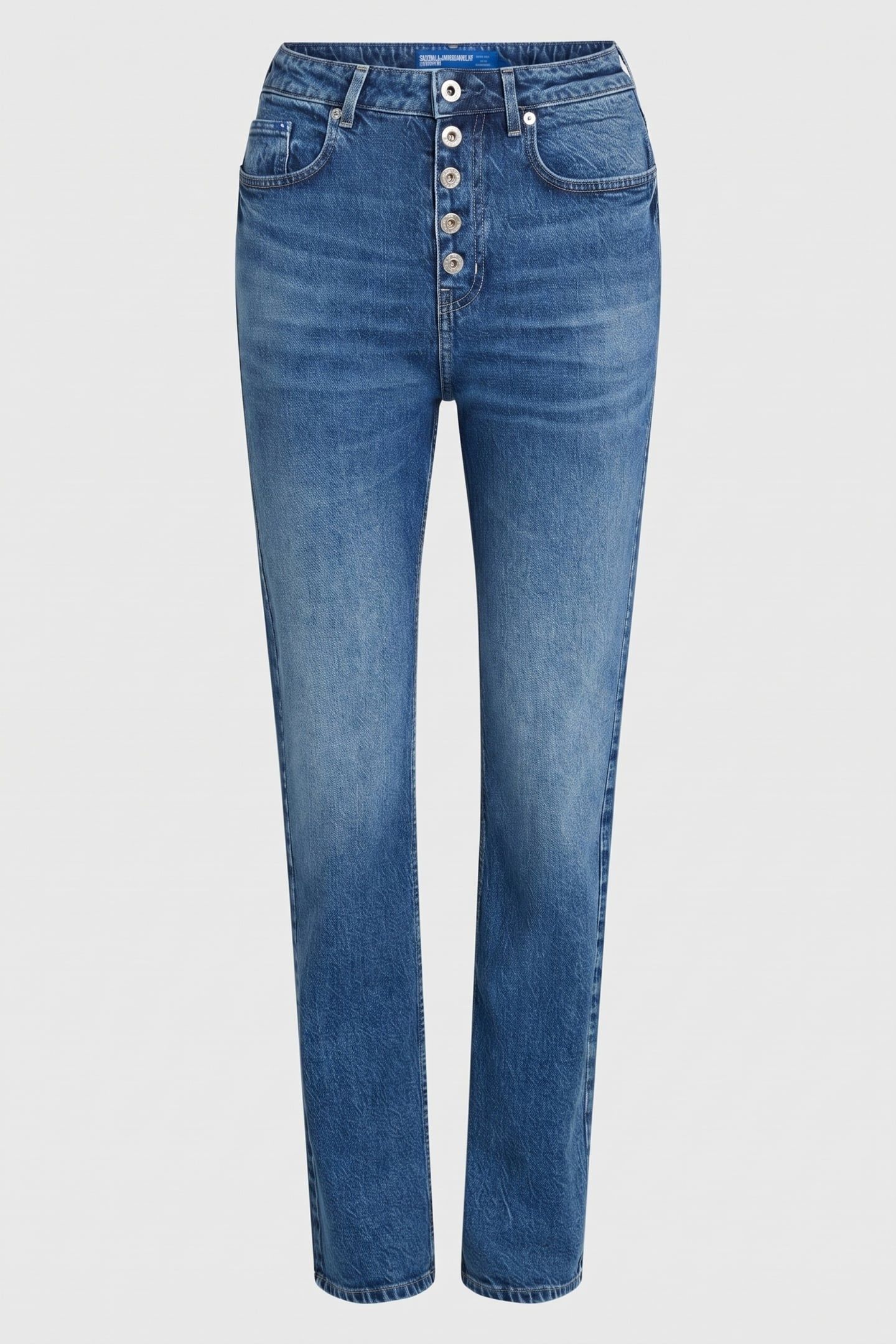 STRAIGHT SHANK DENIM DARK WASHED BLUE 3