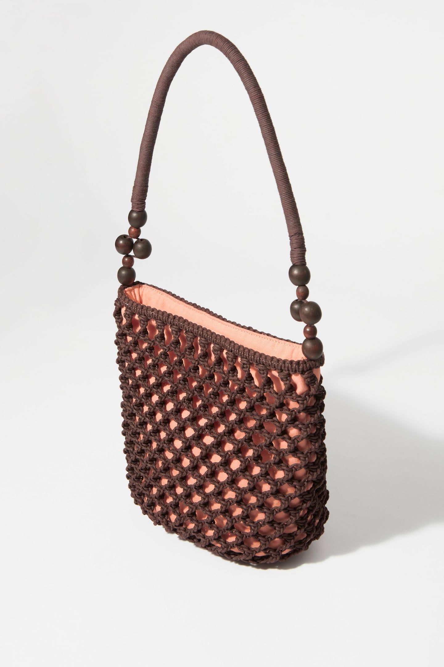 TIANA CROCHET BUCKET BROWN 2