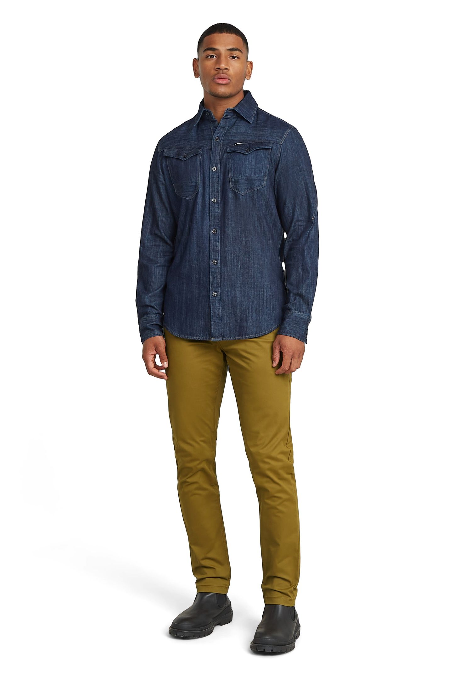 SLIM CHINO TOBACCO 1