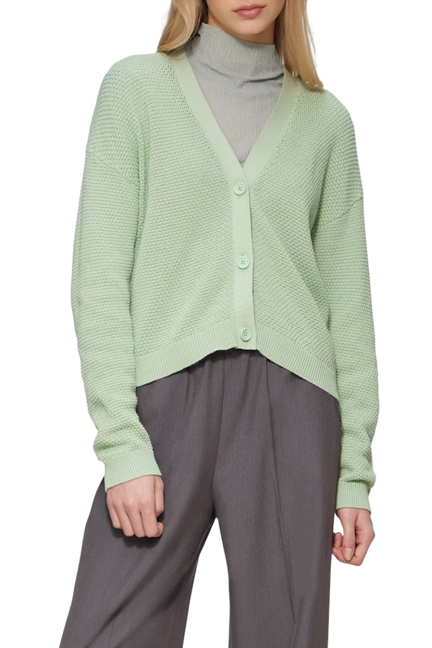 S.OLIVER-QS CARDIGAN GREEN 1