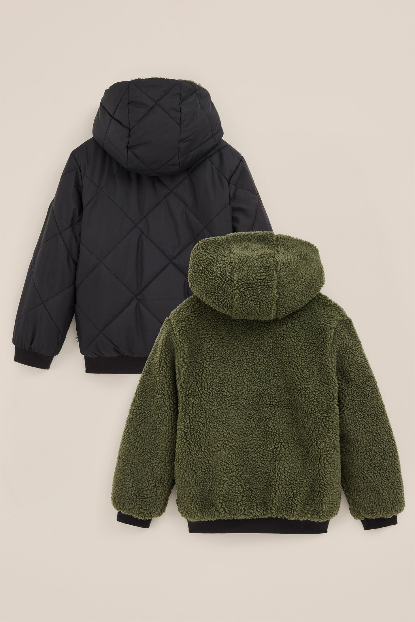 JACKET REVERSIBLE BOMBER BLACK 5