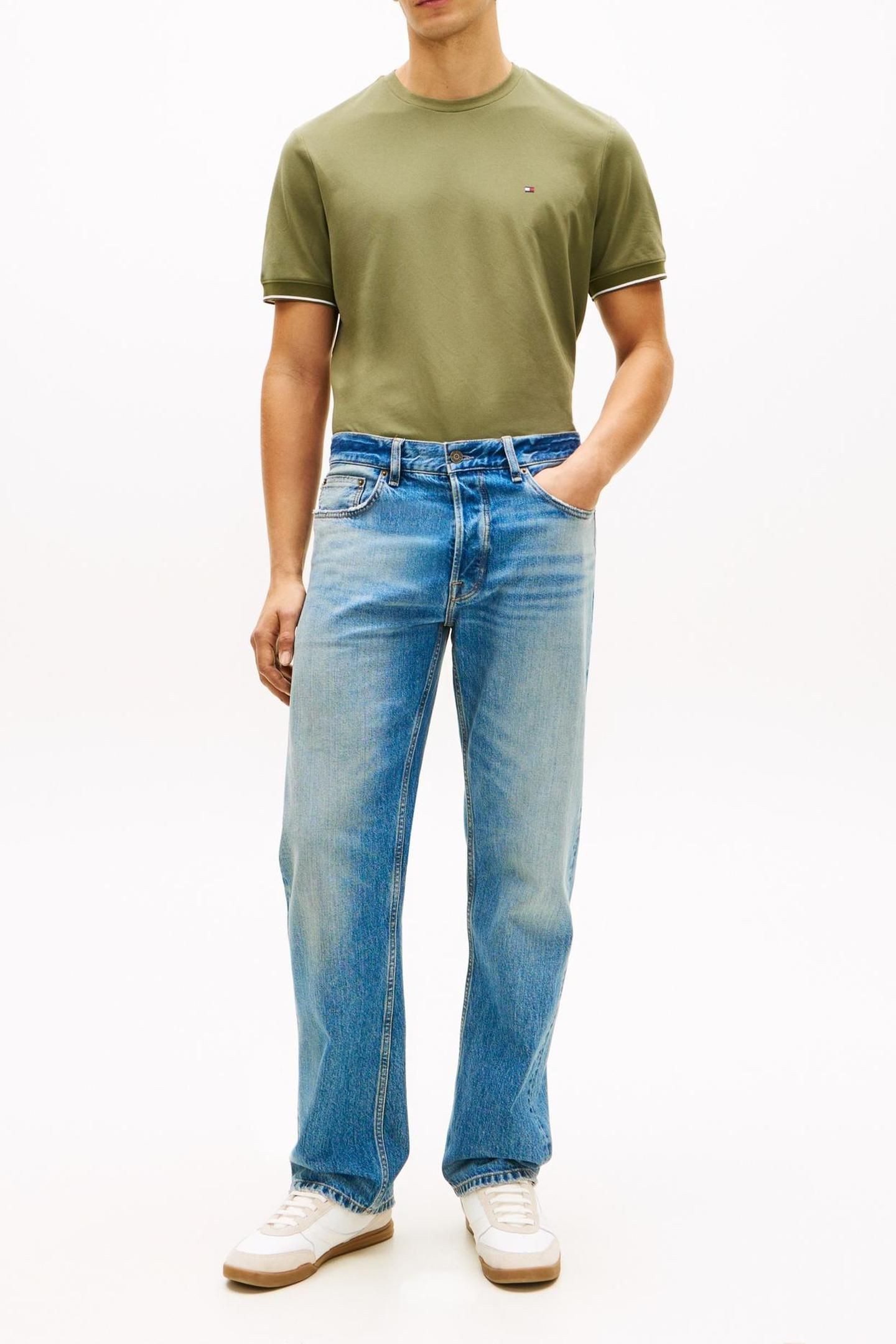 PERFORMANCE TIPPED T-SHIRT DARK ARTICHOKE 1