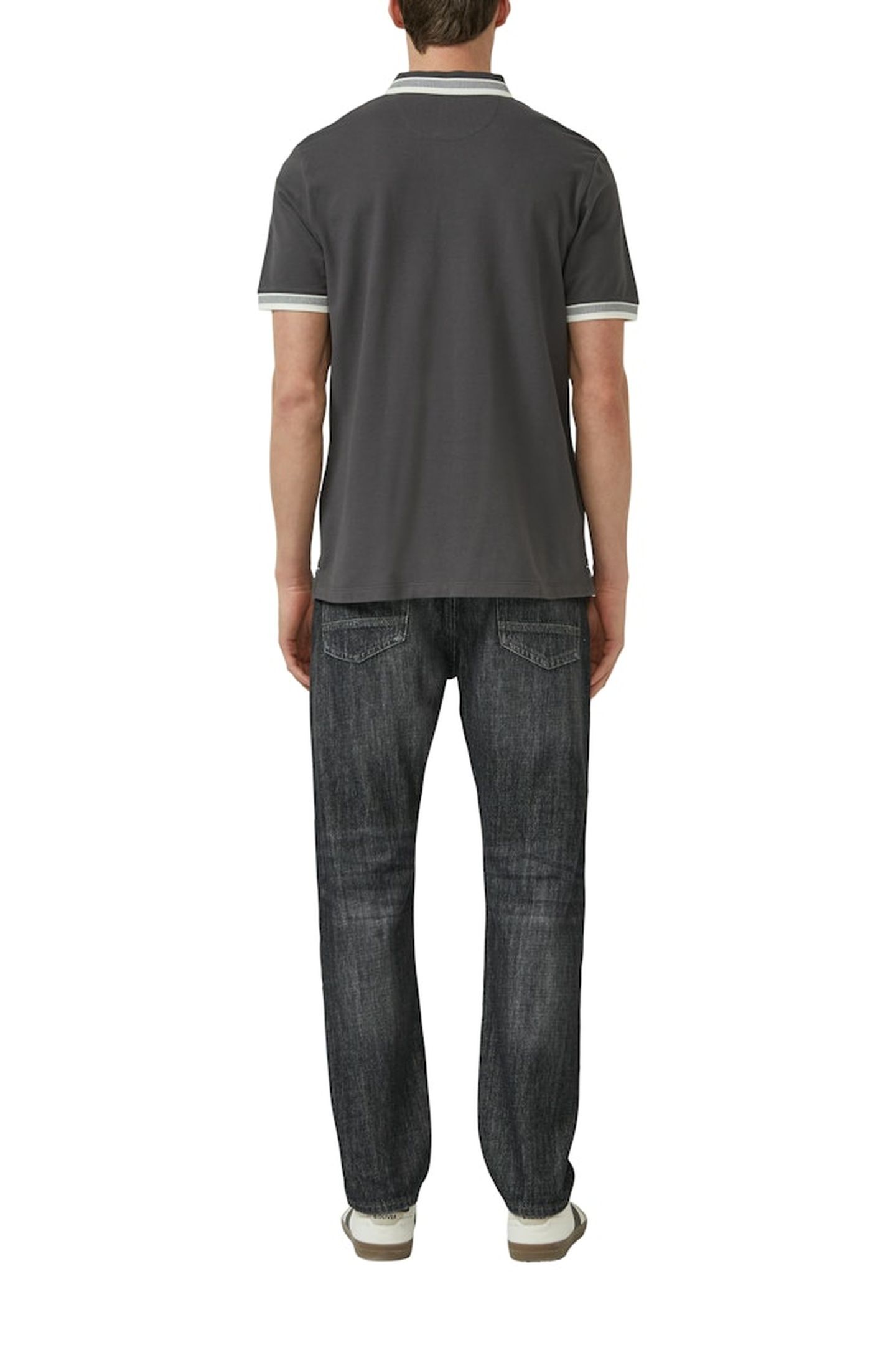 S.OLIVER POLOSHIRTS GREY/BLACK 6