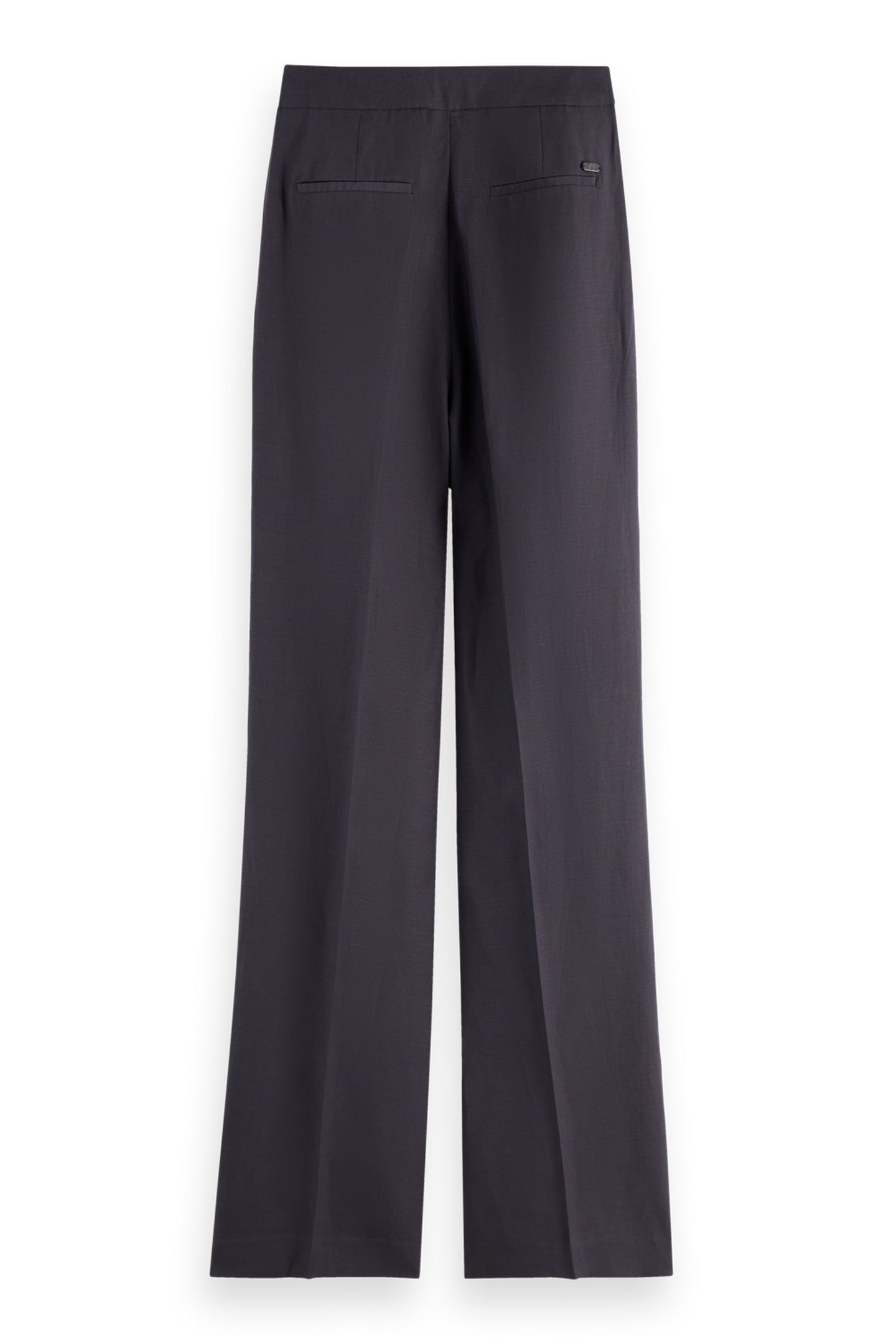 EDIE - HIGH RISE WIDE LEG DRAPEY PANT CHARCOAL ART 5