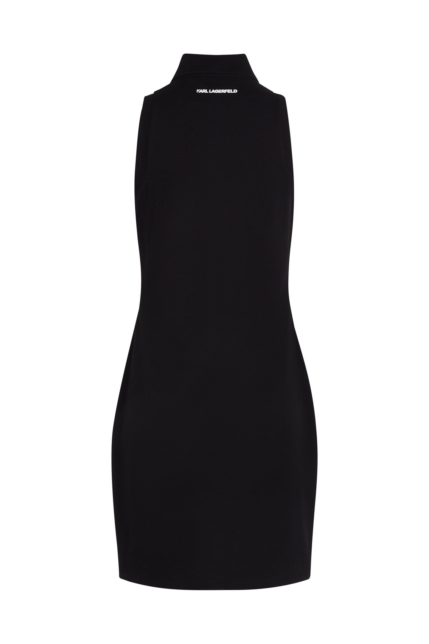 IKON PATCH POLO DRESS BLACK 4