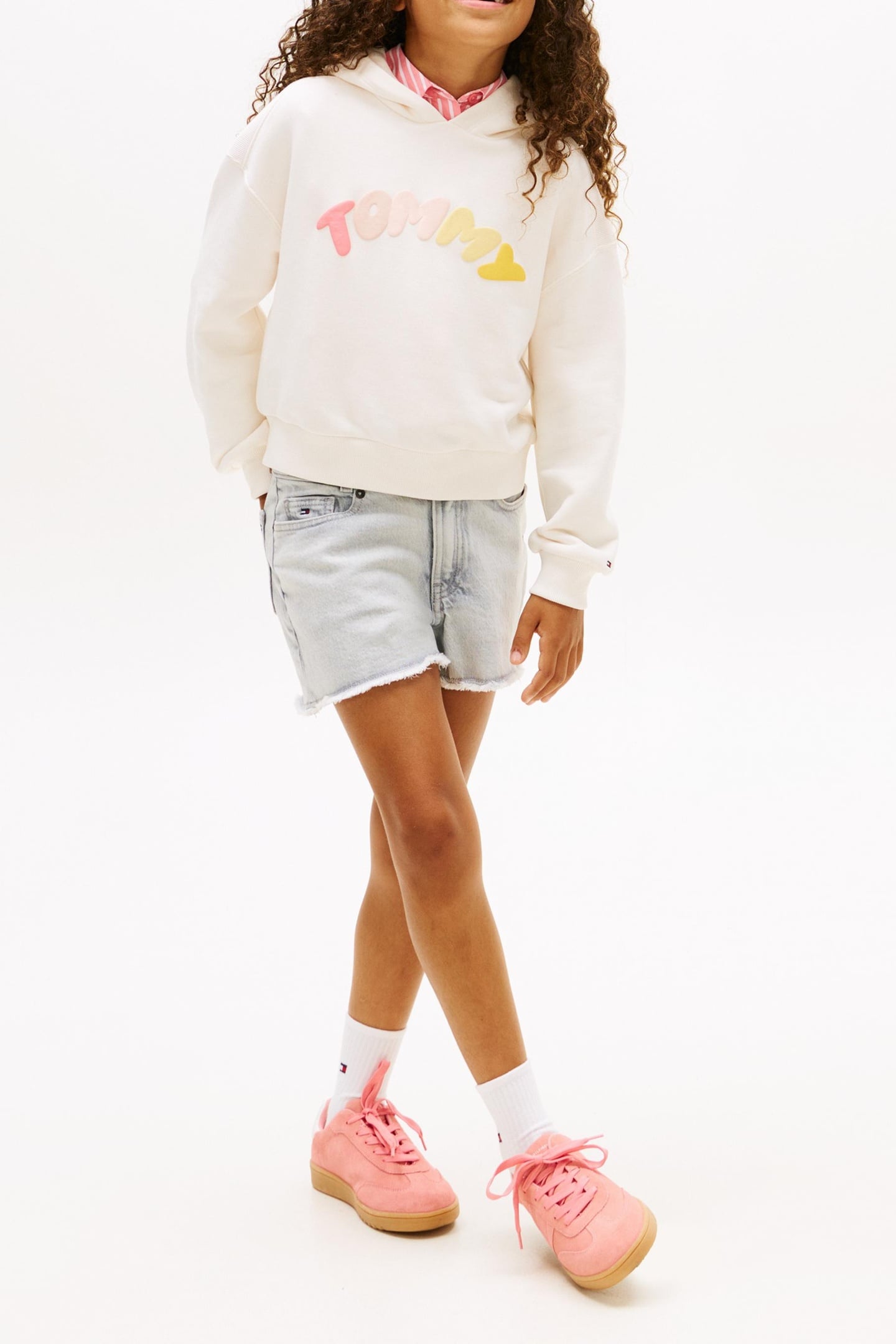 GIRLS HARPER SHORTS ICEGREY 2
