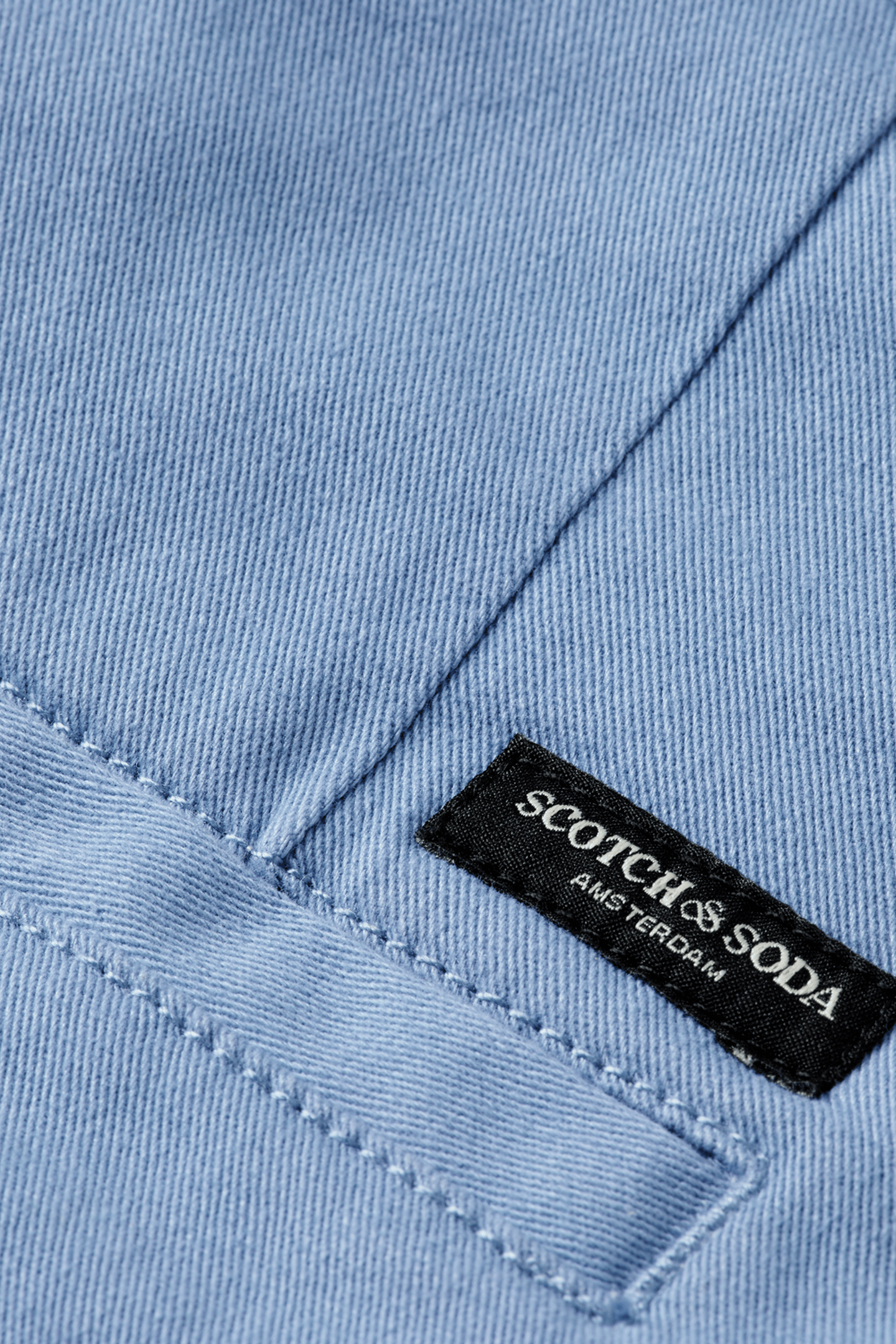 STUART - SLIM-FIT WASHED COTTON BLEND CHINO FADED DENIM 3