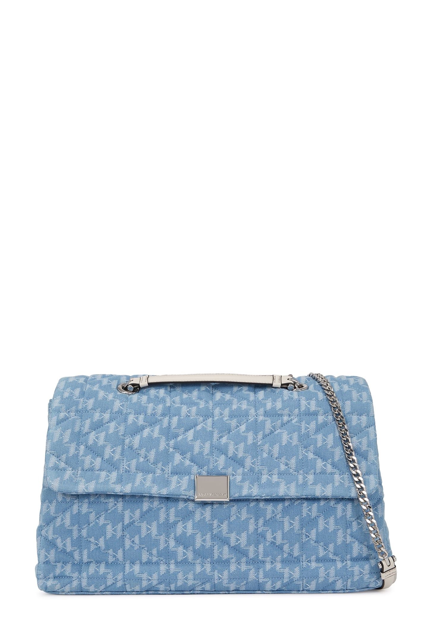 K/KUILT LG SHOULDER BAG DENIM MONOGRAM DENIM LIGHT BLUE 1