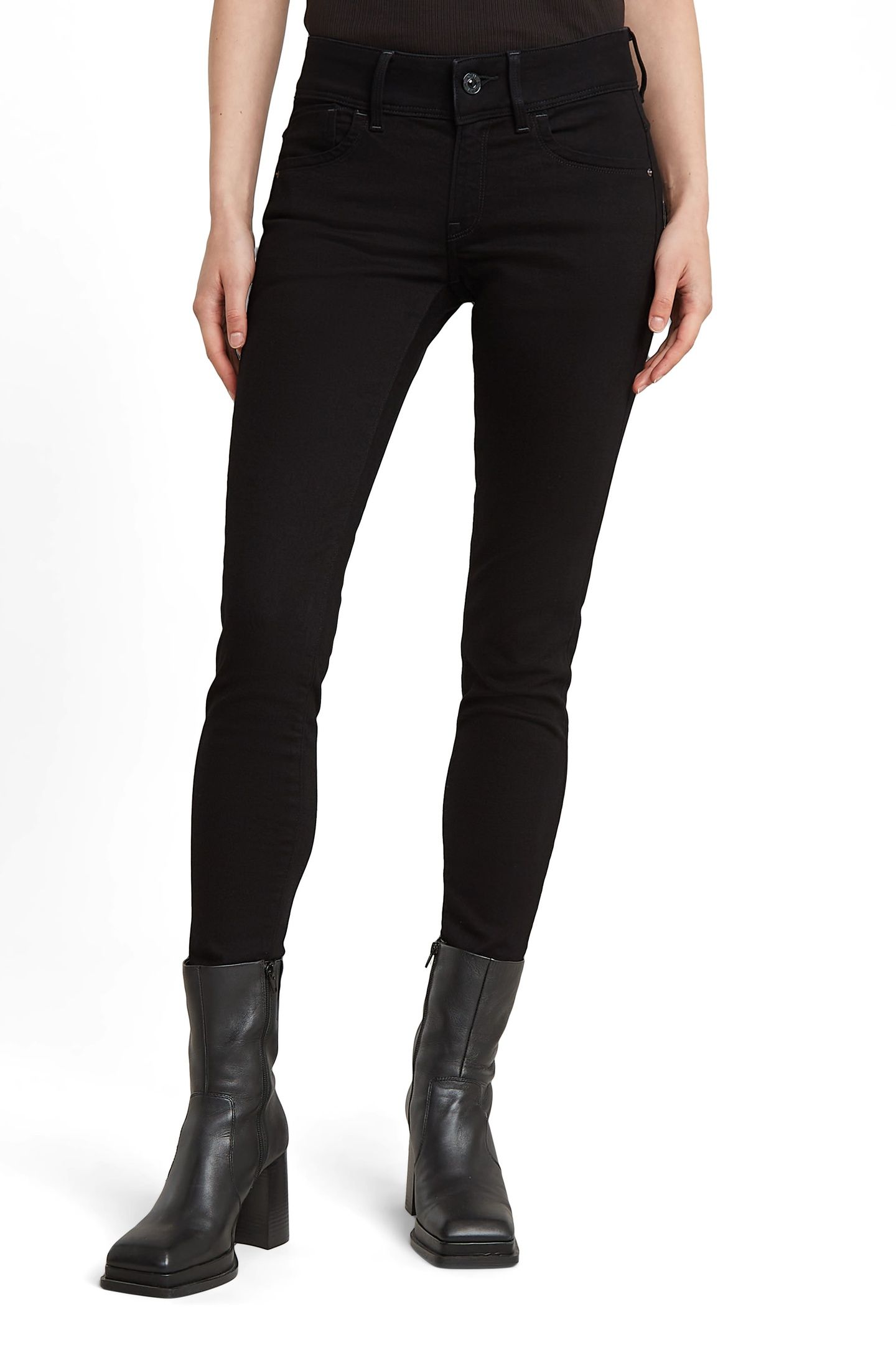 LYNN MID SKINNY PITCH BLACK 2