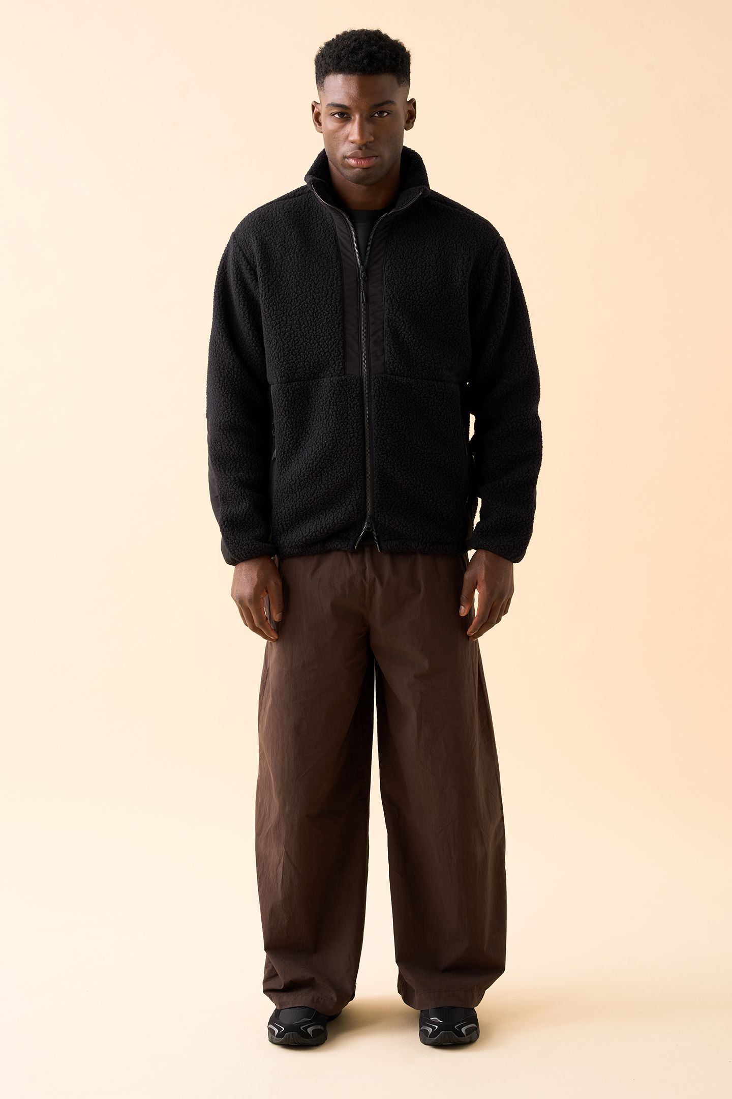UNISEX SL UTILITY FLEECE JACKET BLACK 1