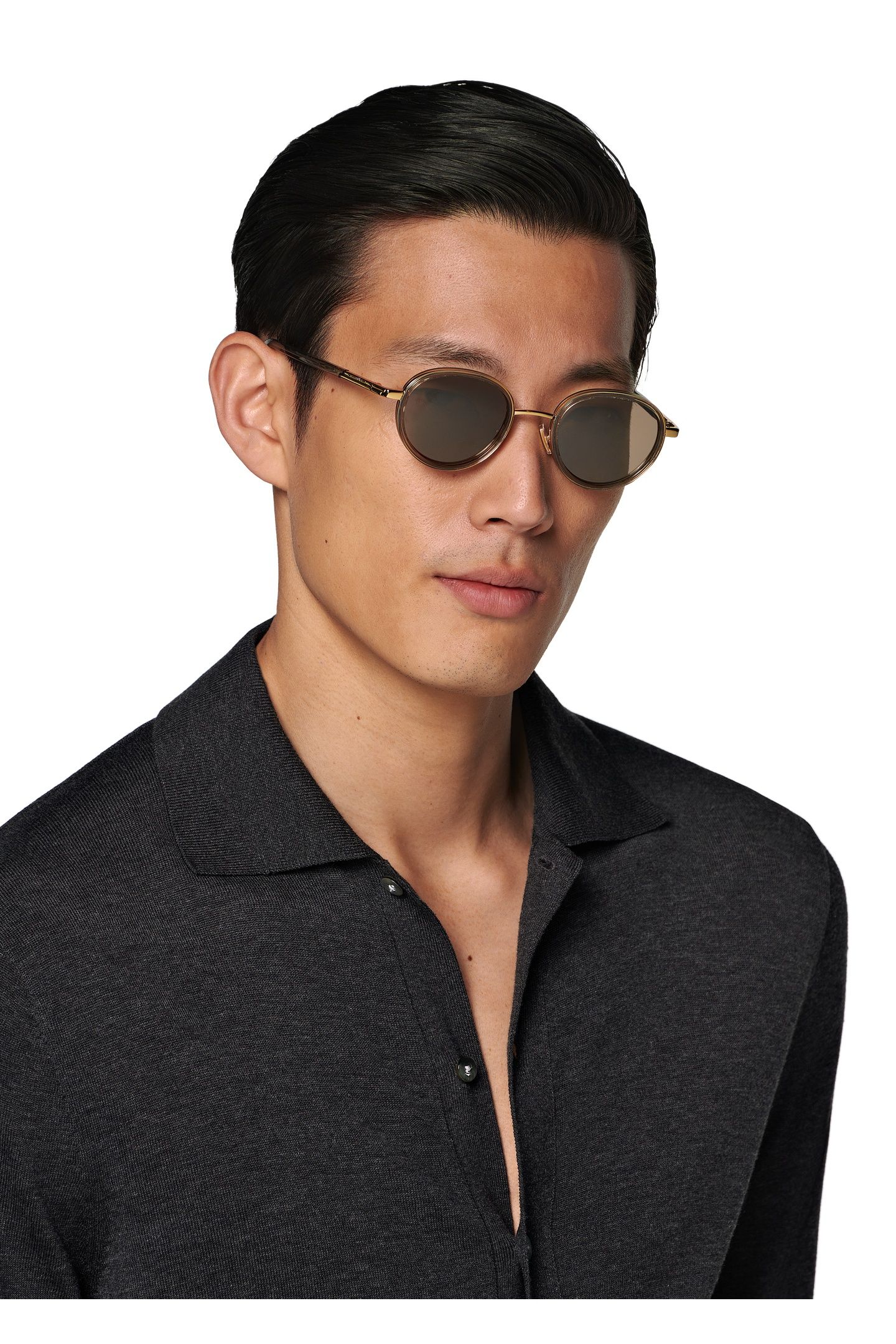 LS POLO CARDIGAN DARK GREY POLO DARK GREY 5