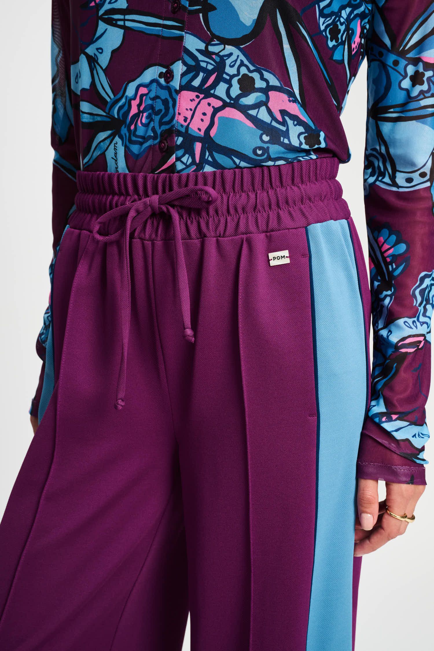 PANTS - COLOURBLOCK PLUM 5