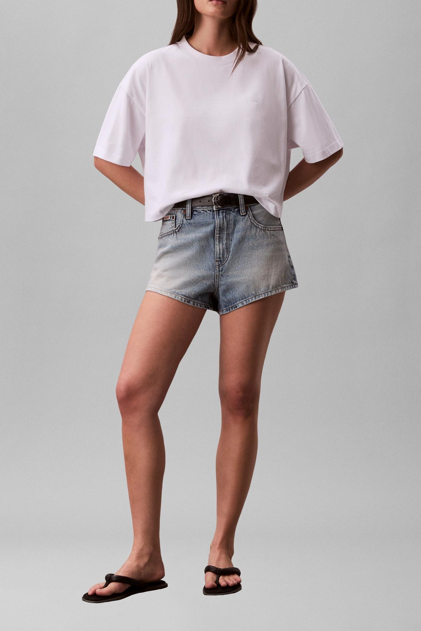 SS CROPPED BOXY TEE BRIGHT WHITE 3