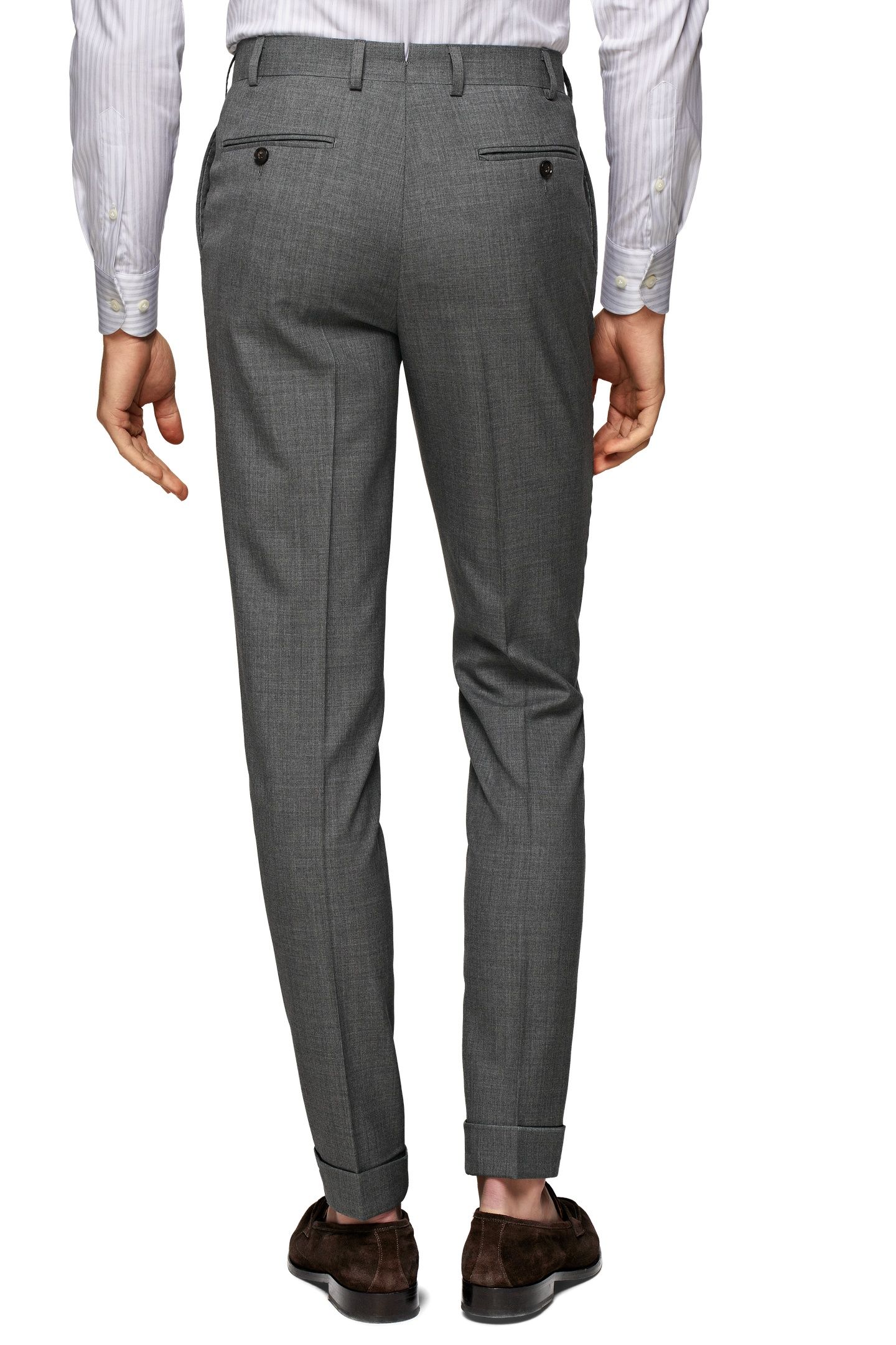 TROUSERS-GREY FORMAL TROUSERS GREY 3
