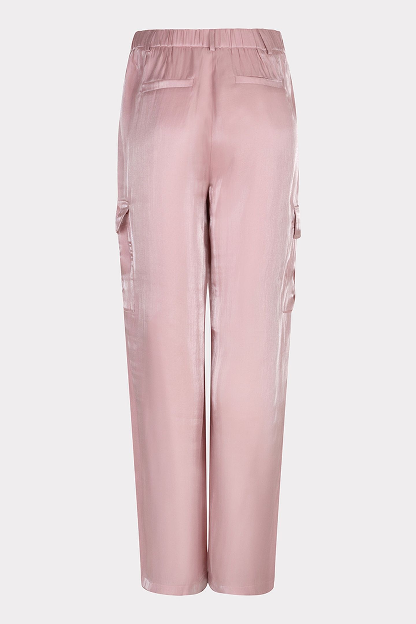TROUSERS CARGO SILKY TOUCH PASTEL PINK 5