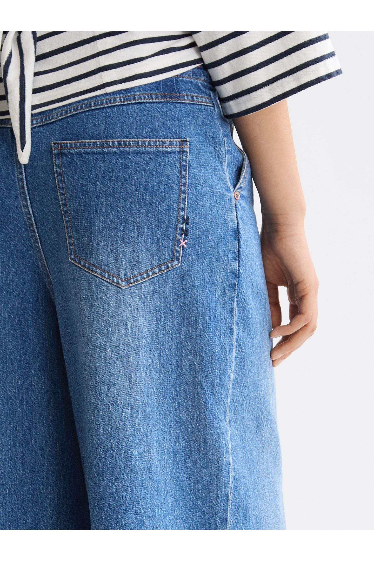 THE WAVE CUSTOM CROPPED WIDE LEG JEANS — ART FROM THE HEART 7