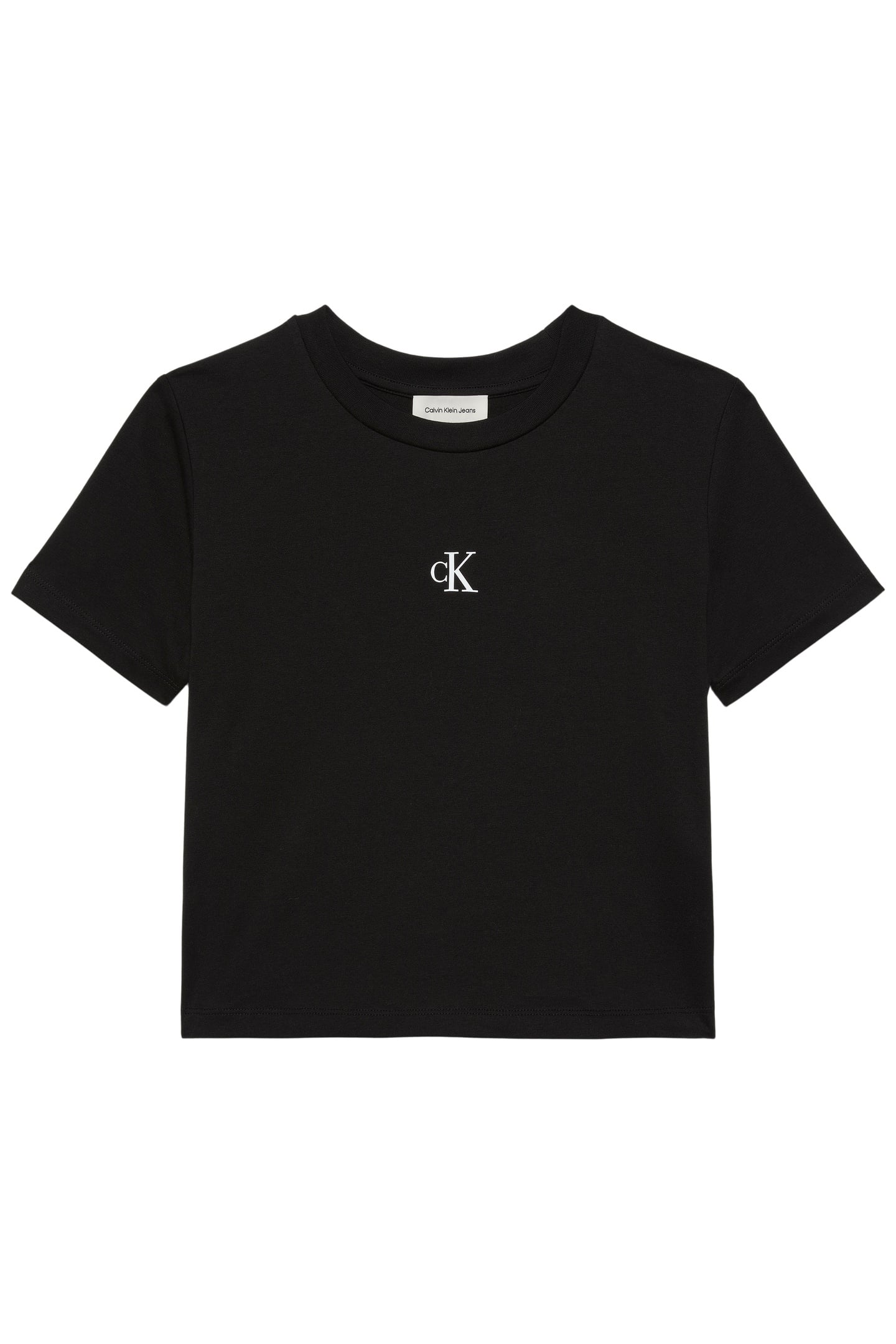 SS LOGO CROPPED TEE BLACK 4