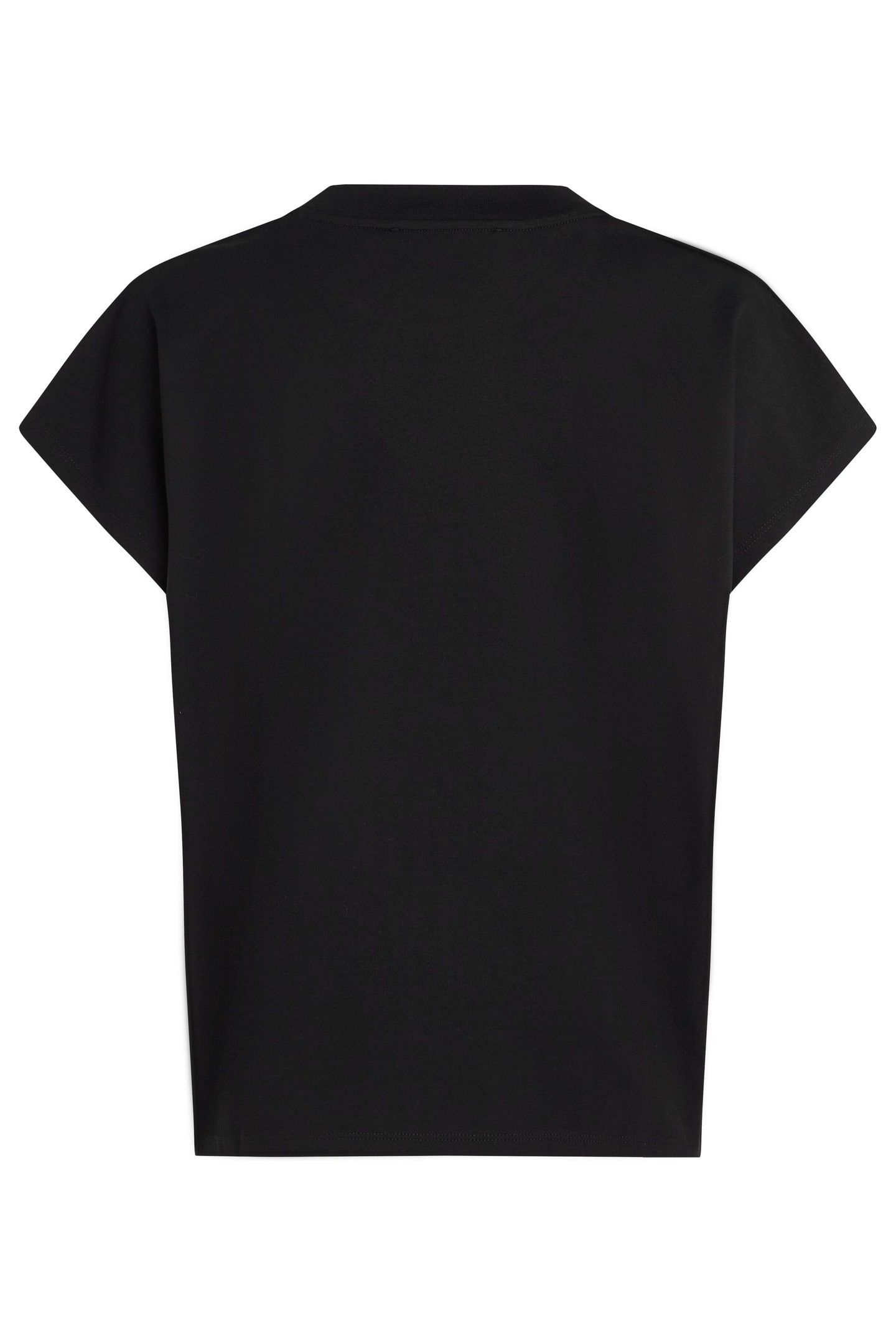 ORCHID EMBROIDERY T-SHIRT BLACK 4