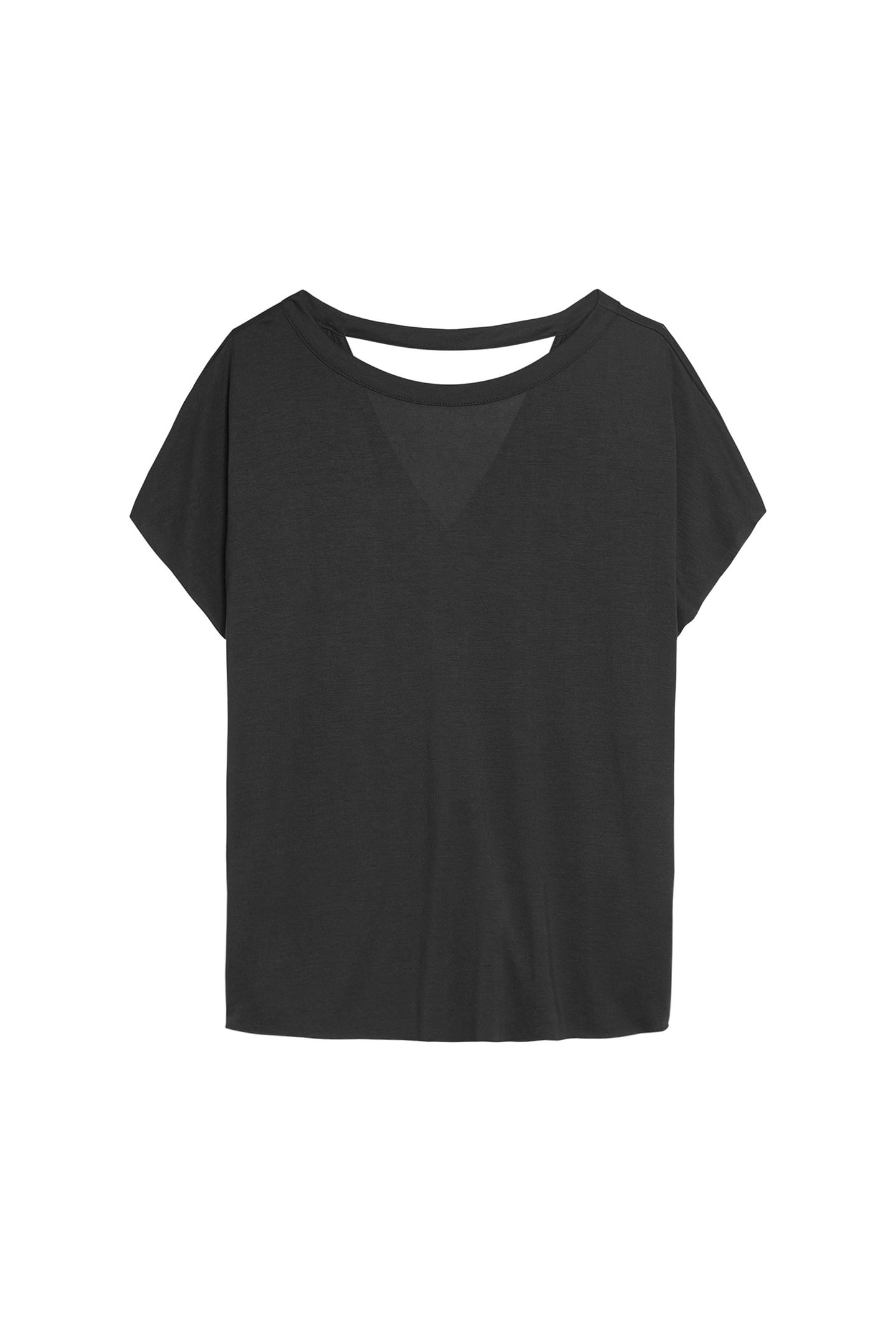 TSHIRT WITH OPEN BACK DETAIL DARK GREY 4