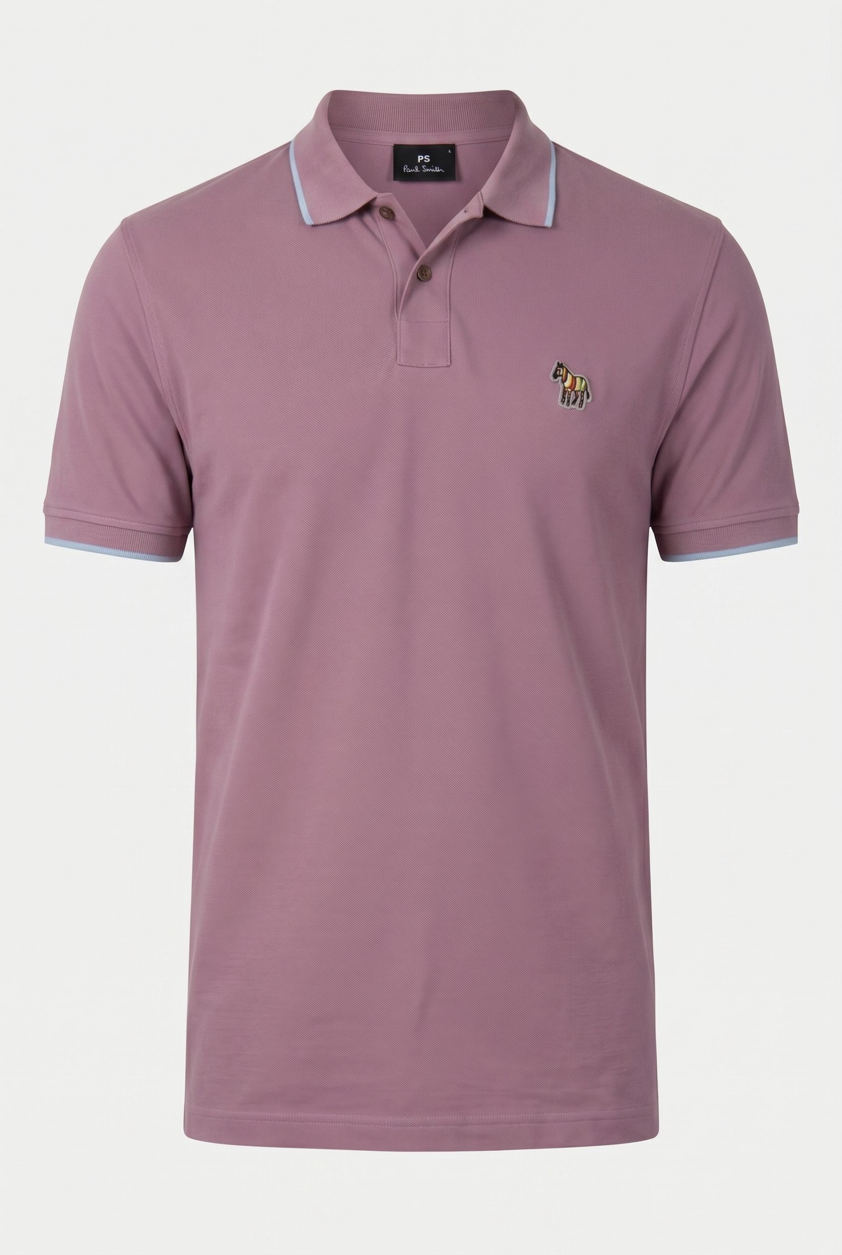 SLIM FIT POLO ZEB BADGE MAUVE 3