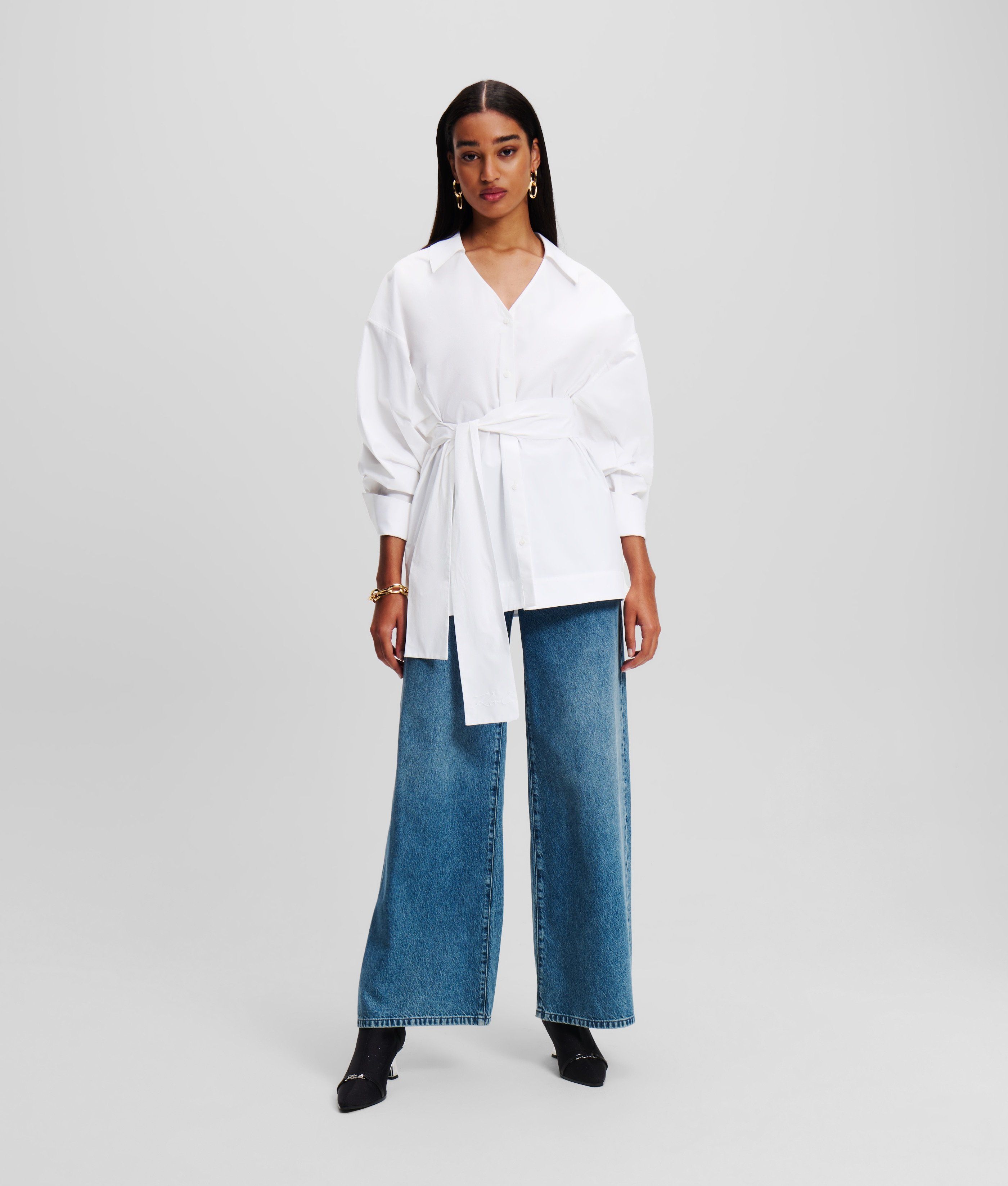 POPLIN FASHION SHIRT WHITE 1