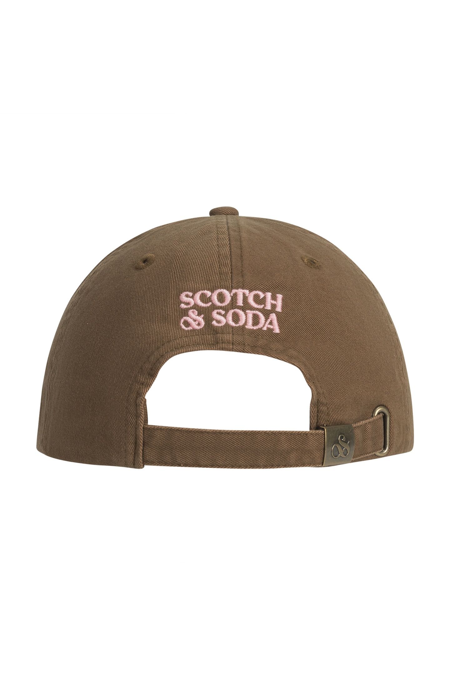 UNISEX S&S COTTON ADJ CAP MEDIUM BROWN 4