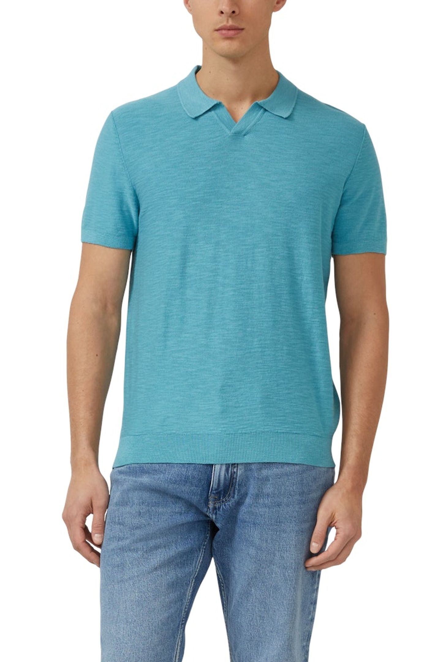 S.OLIVER PULLOVER SHORTSLEEVE BLUE AQUA 1