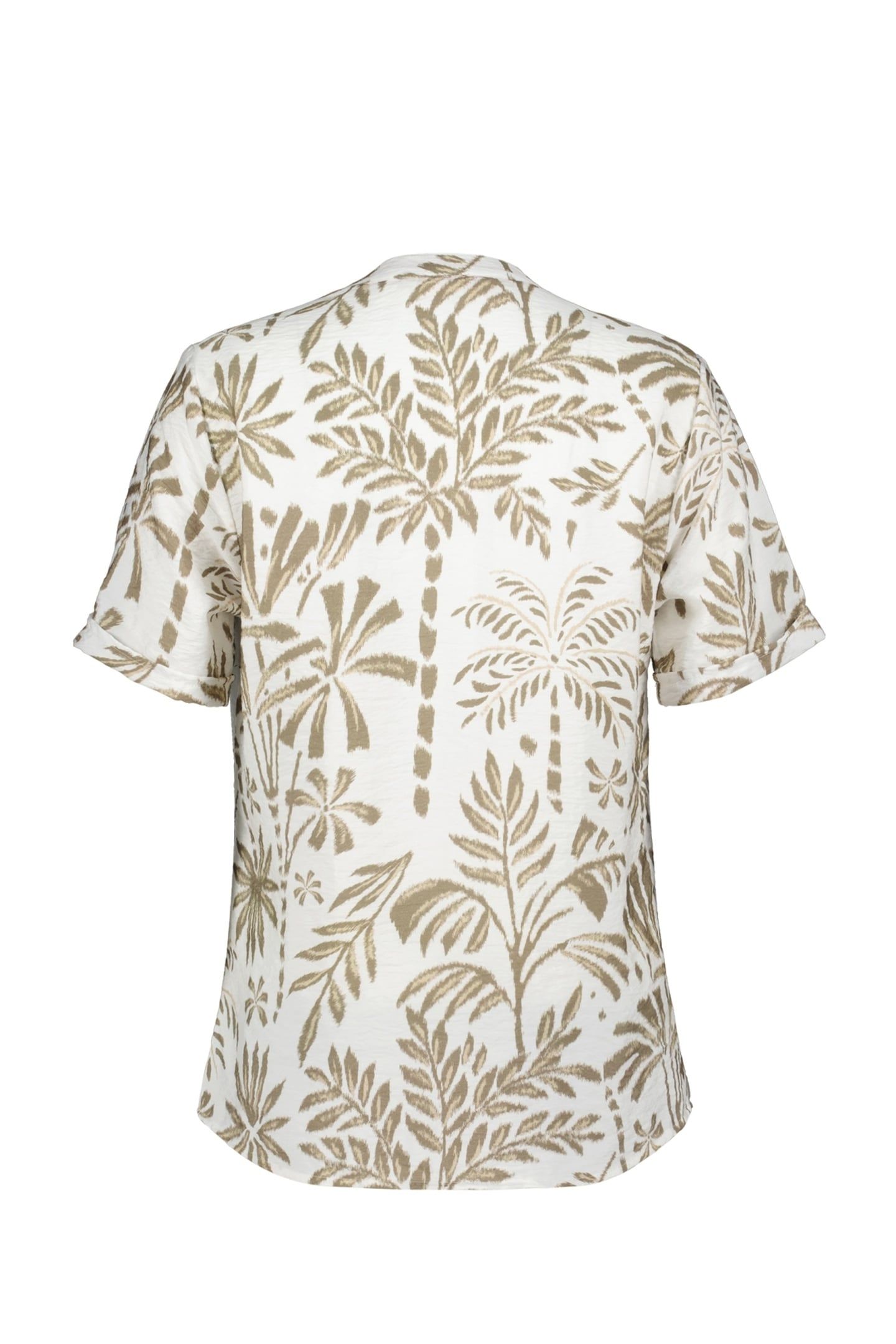 BLOUSE MOANA OFFWHITE PALMER PRINT 5