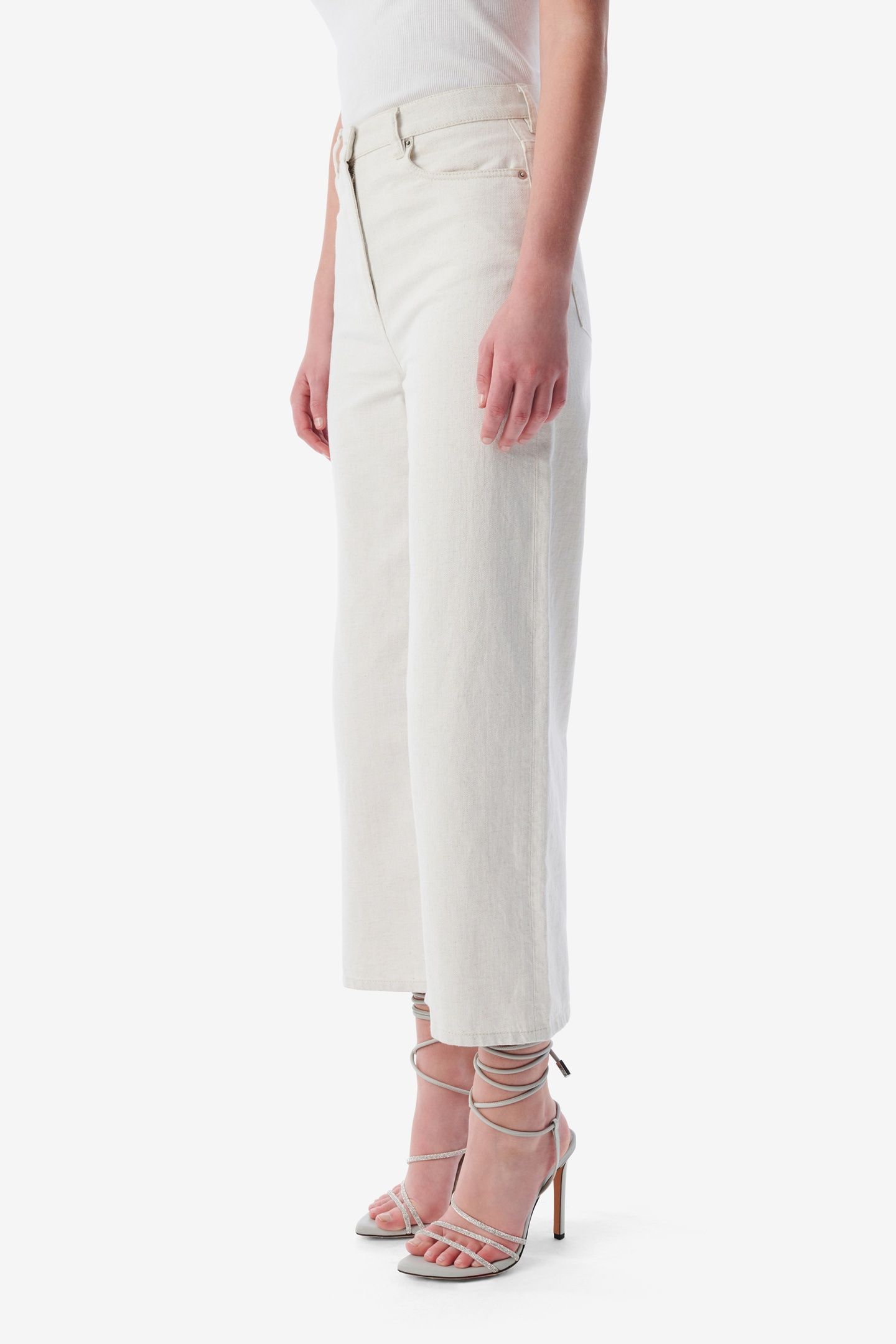 MARTINE TROUSER BEIGE/ NATURAL WHITE 4