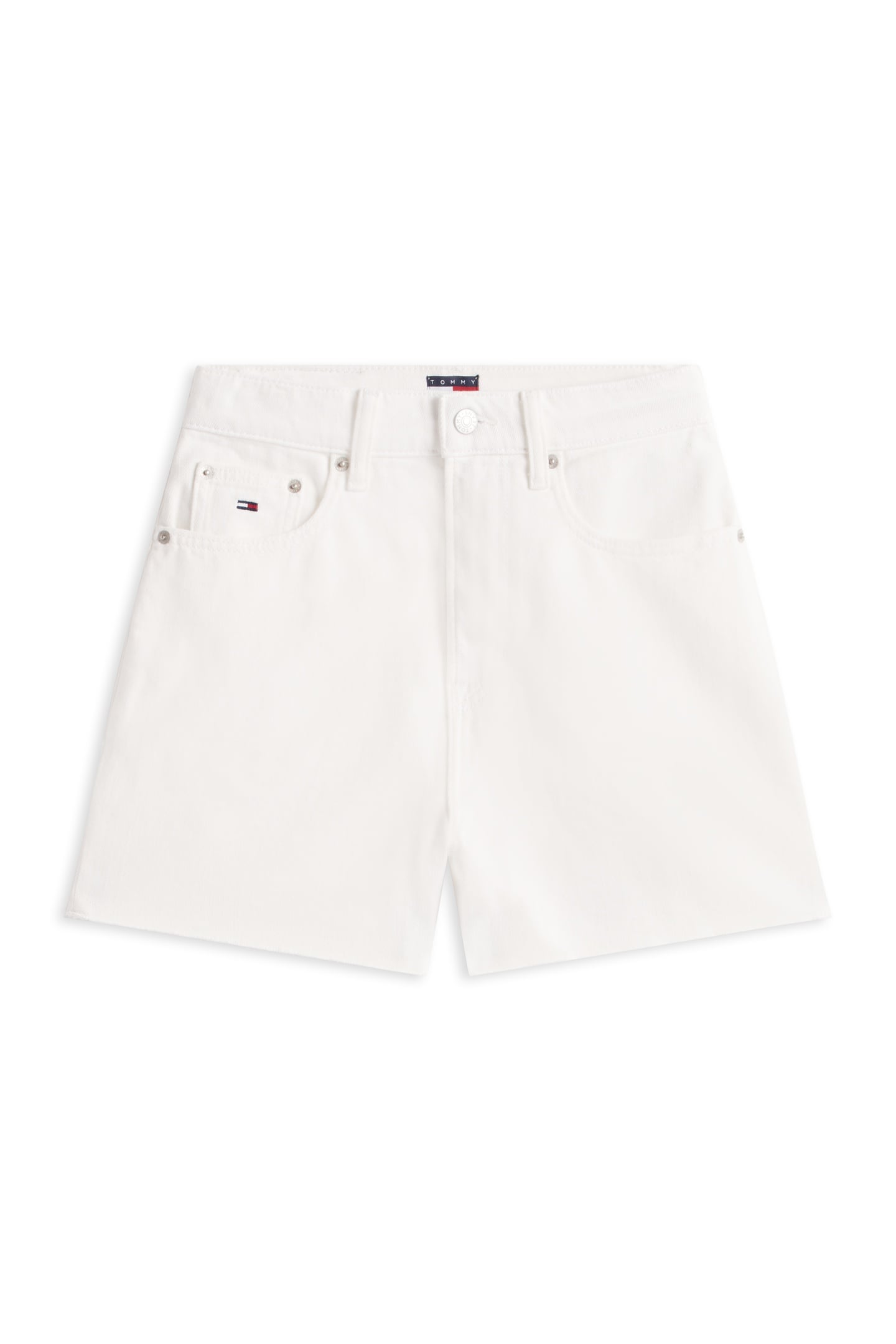 MOM SHORT DENIM WHITE 4