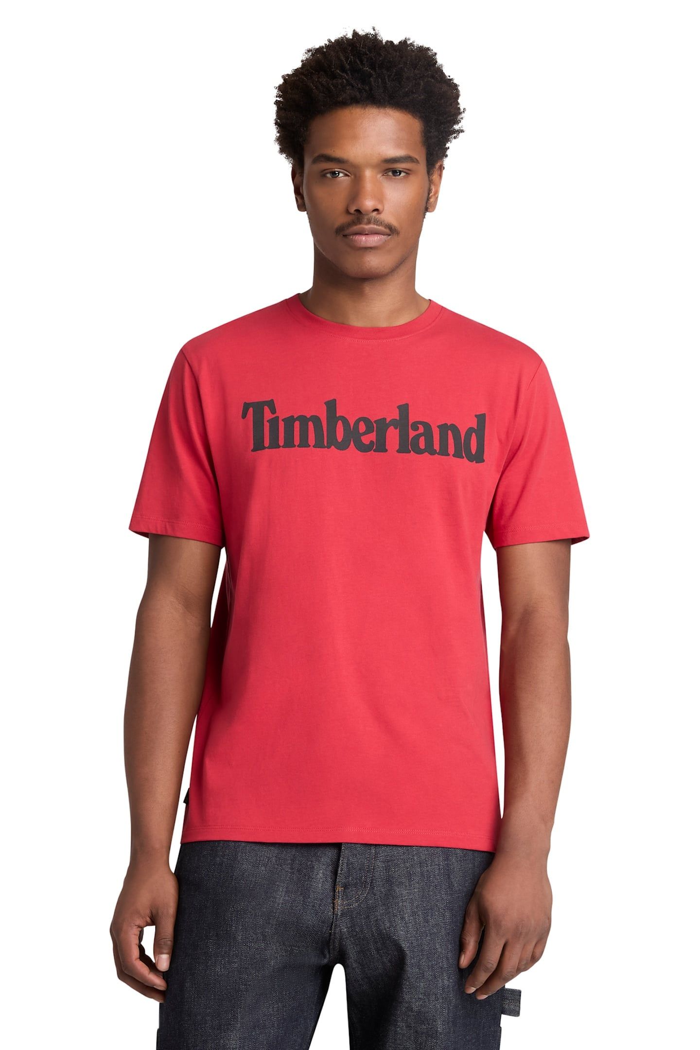 WORDMARK LOGO SHORT SLEEVE TEE MEDIUM RED 1