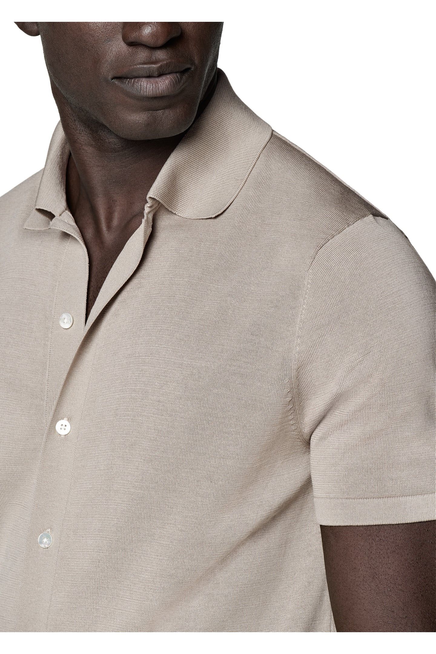 SS POLO CARDIGAN MUSHROOM POLO 8