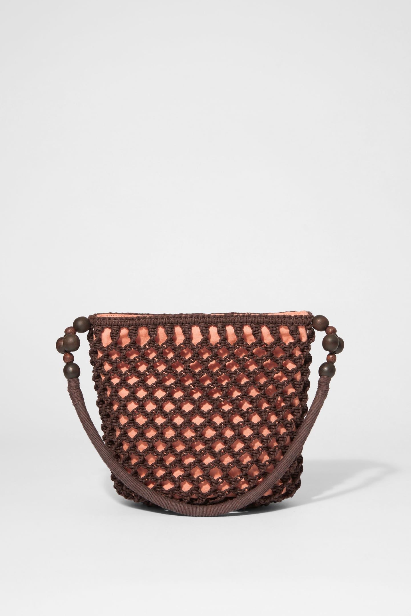 TIANA CROCHET BUCKET BROWN 3