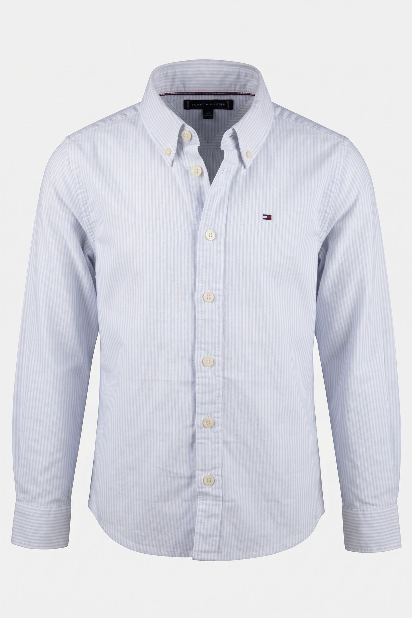 BOYS FLEX ITHACA SHIRT LS BREEZY BLUE STRIPE 2