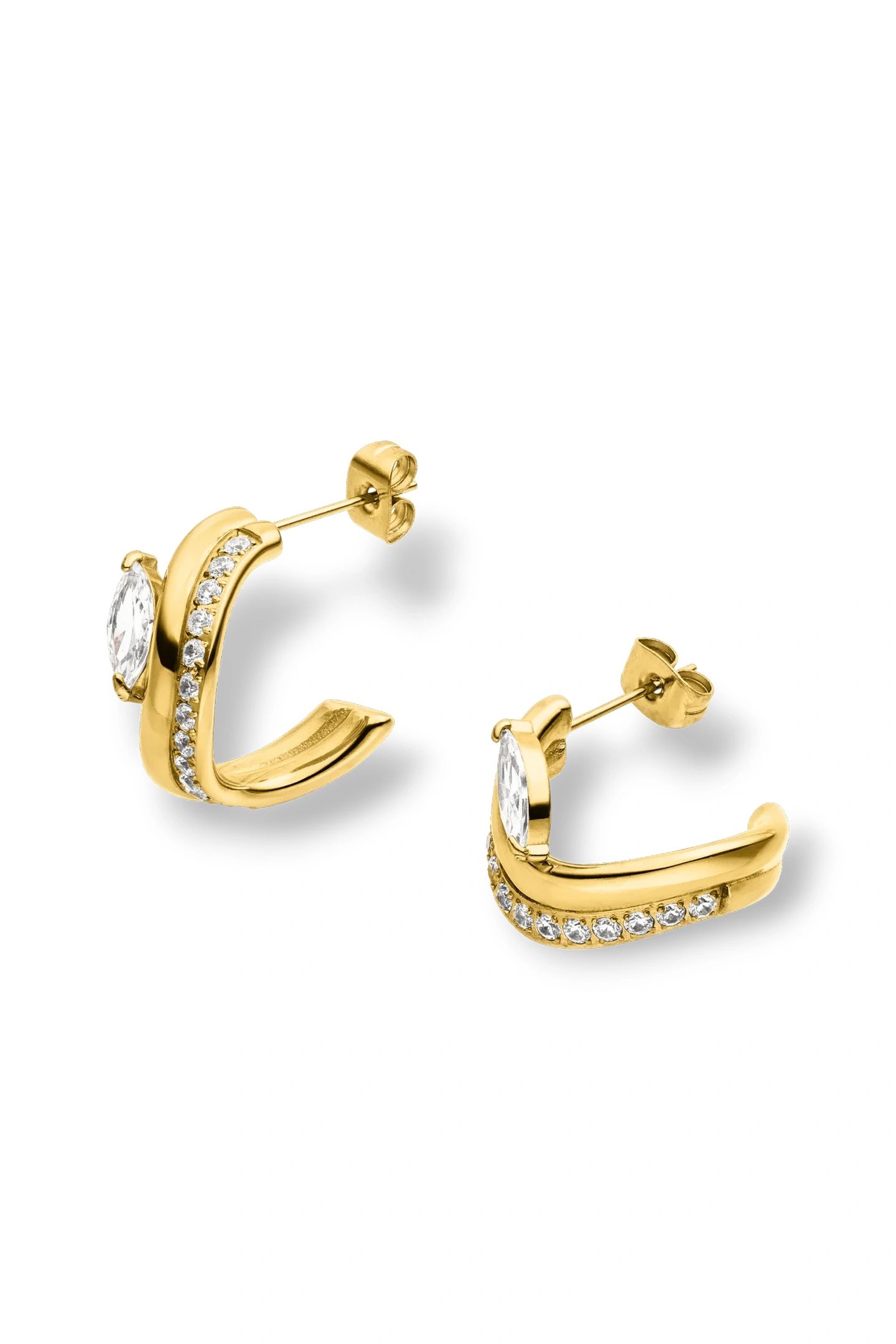 LUMI TRIO OHRRINGE GOLD 2