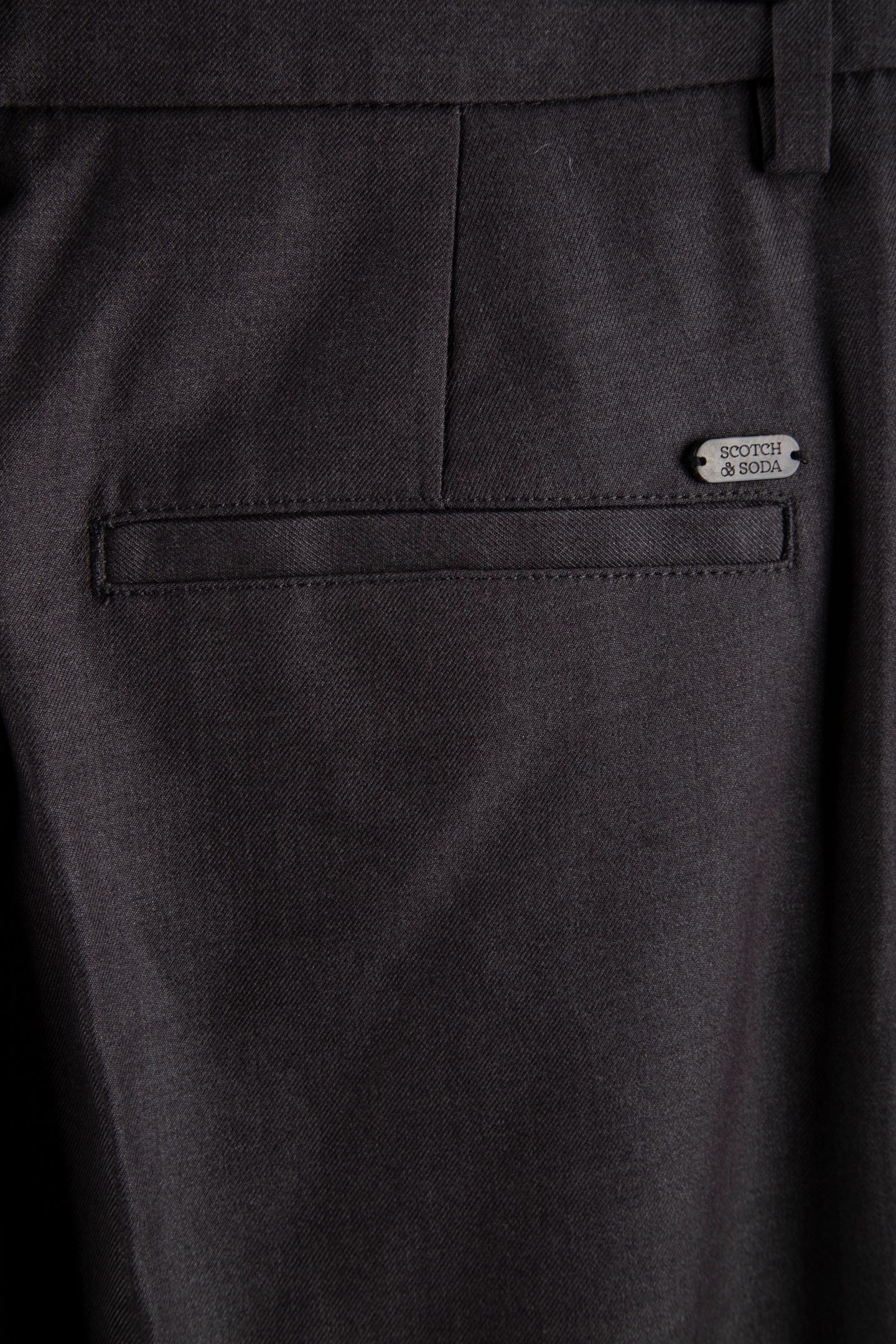 ROSE TAILORED PANT CHARCOAL MELANGE 4
