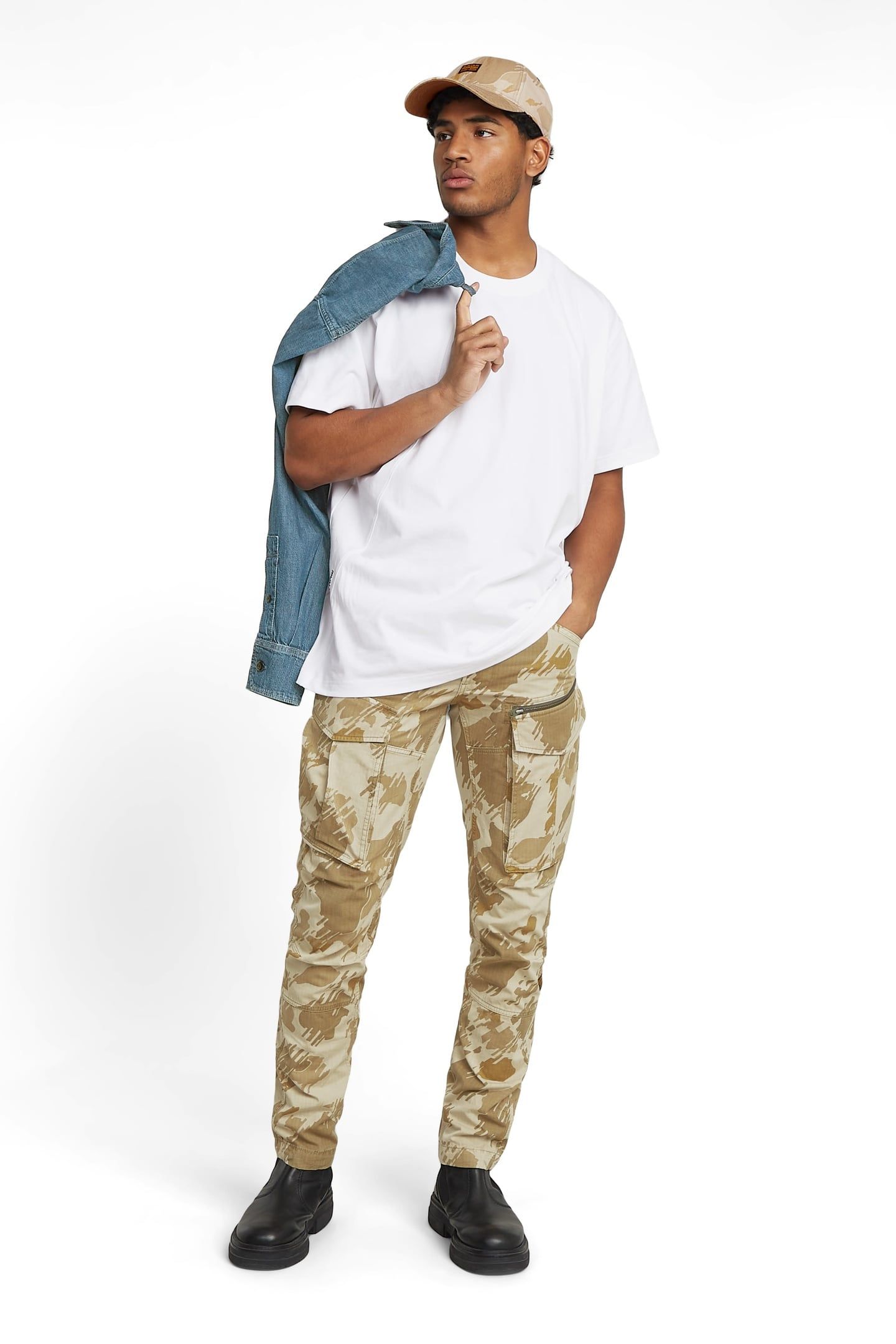 ROVIC ZIP 3D REGULAR TAPERED BRICK GLITCH BEACH CAMO 1