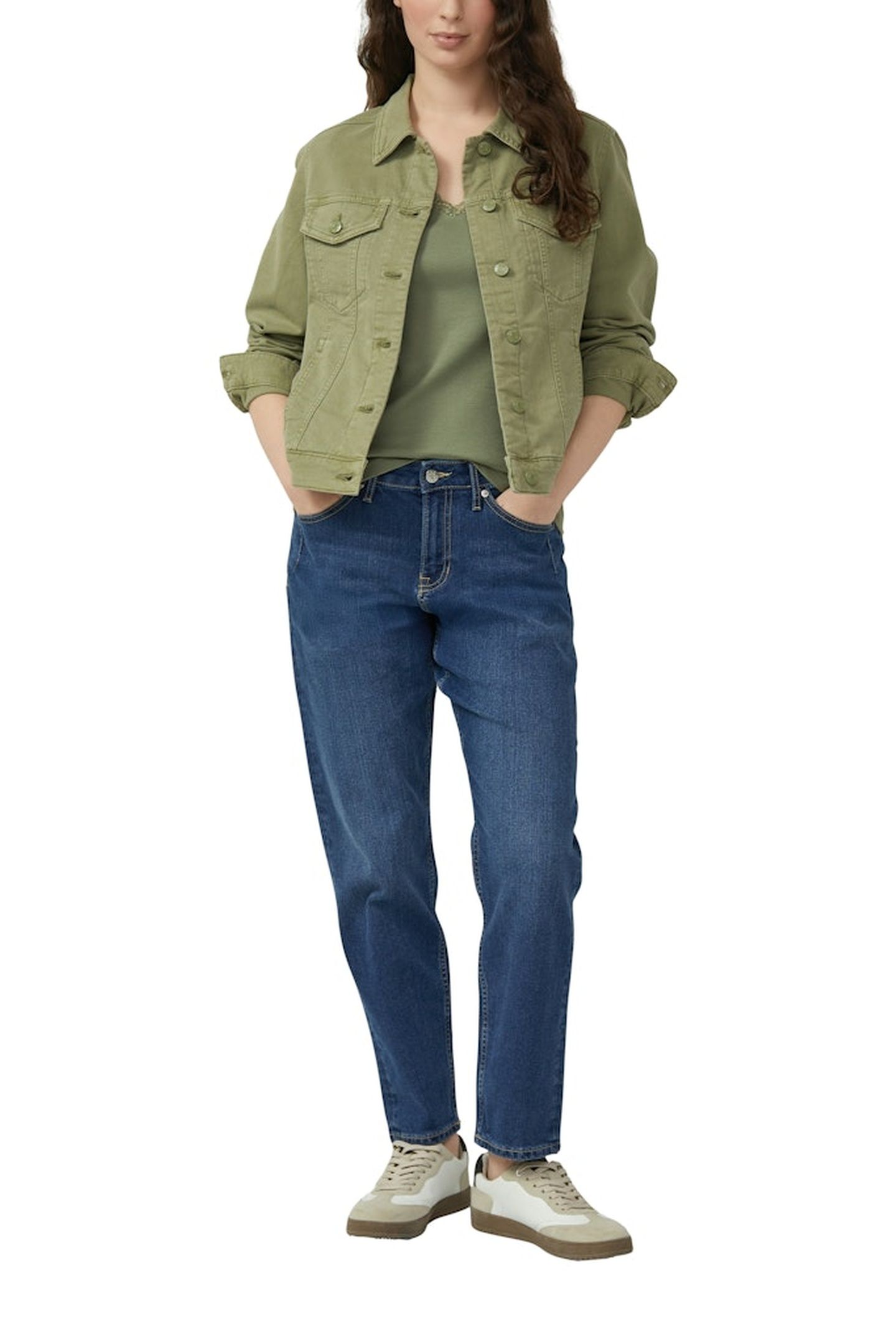 S.OLIVER T-SHIRTS ARMY GREEN 4