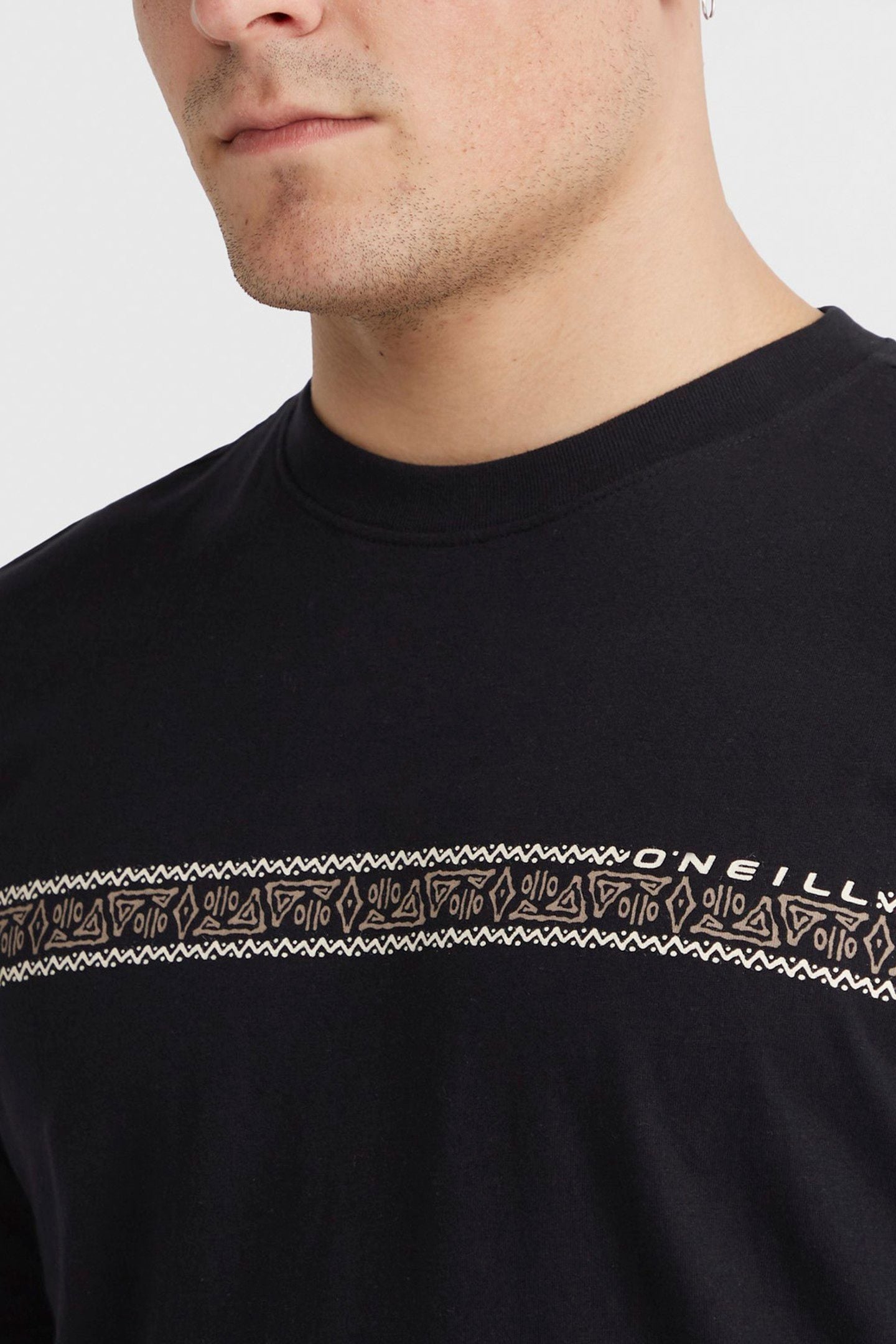 O'NEILL IKAT STRIPE T-SHIRT BLACK OUT 6