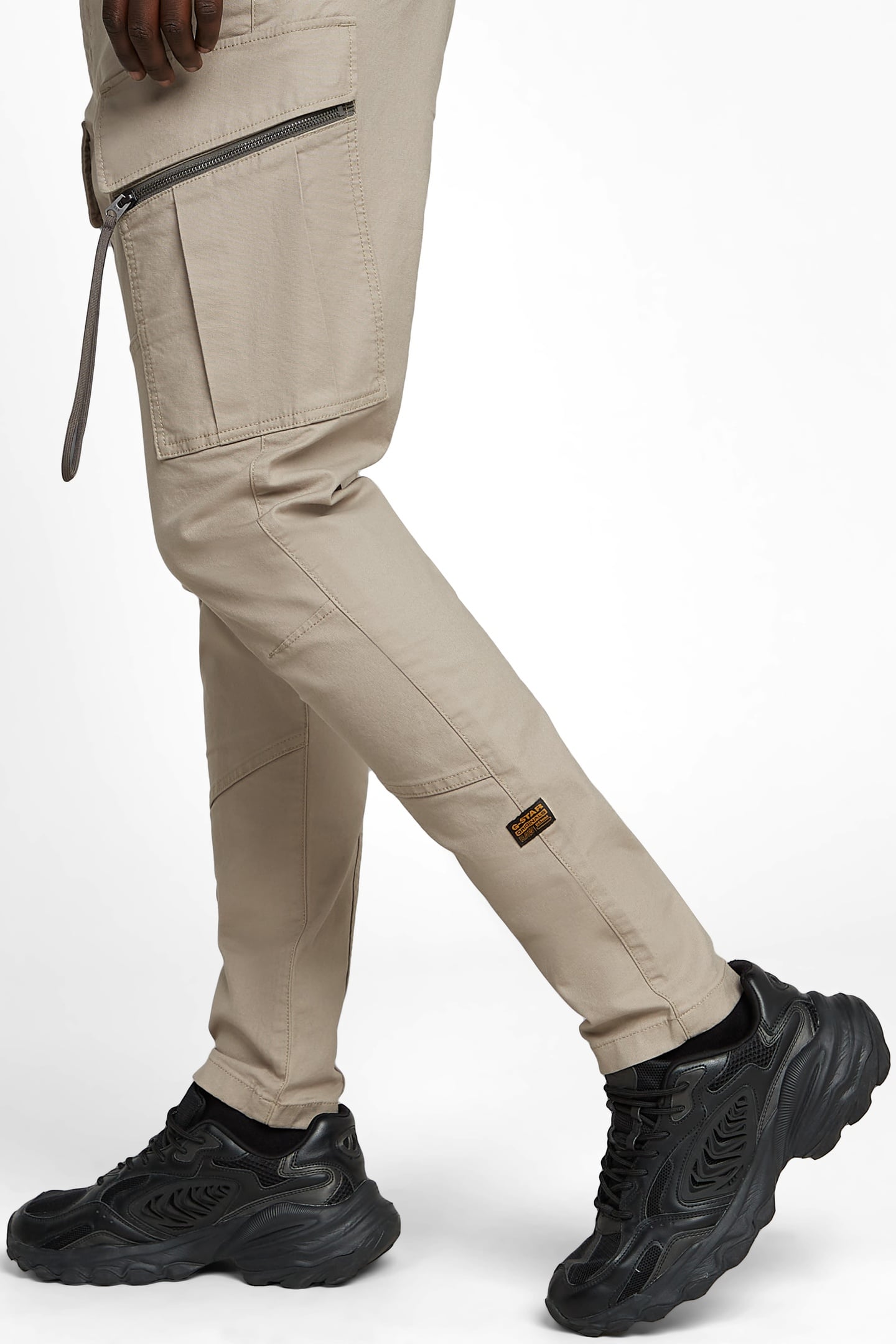 ZIP POCKET 3D SKINNY CARGO 2.0 VINTAGE KHAKI 4