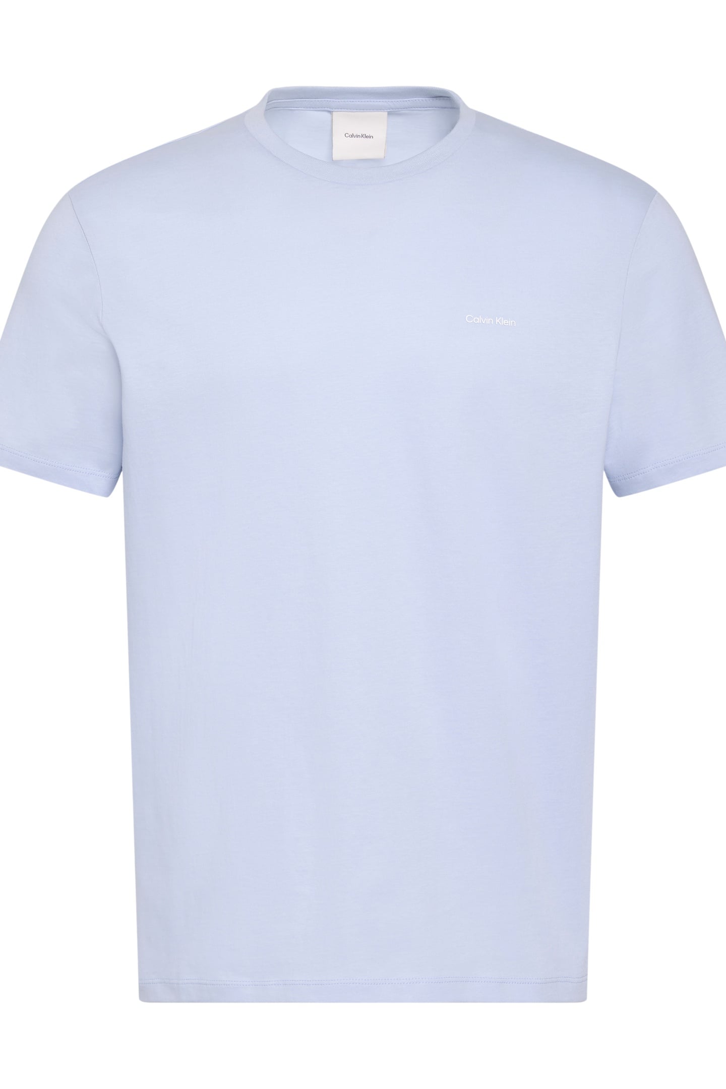 SS MICRO LOGO CREWNECK TEE BREEZY BLUE 5