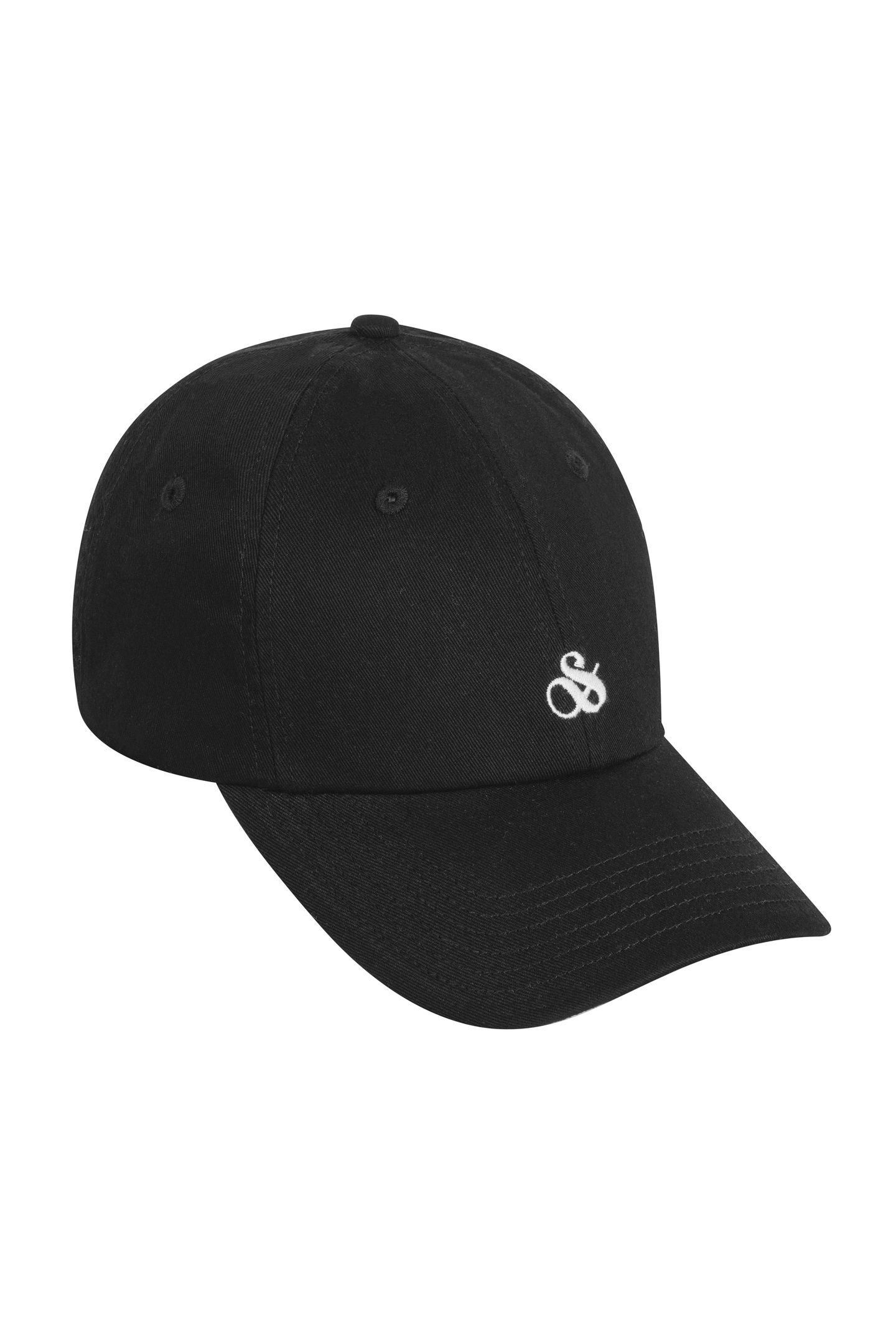 UNISEX S&S COTTON ADJ CAP BLACK 1