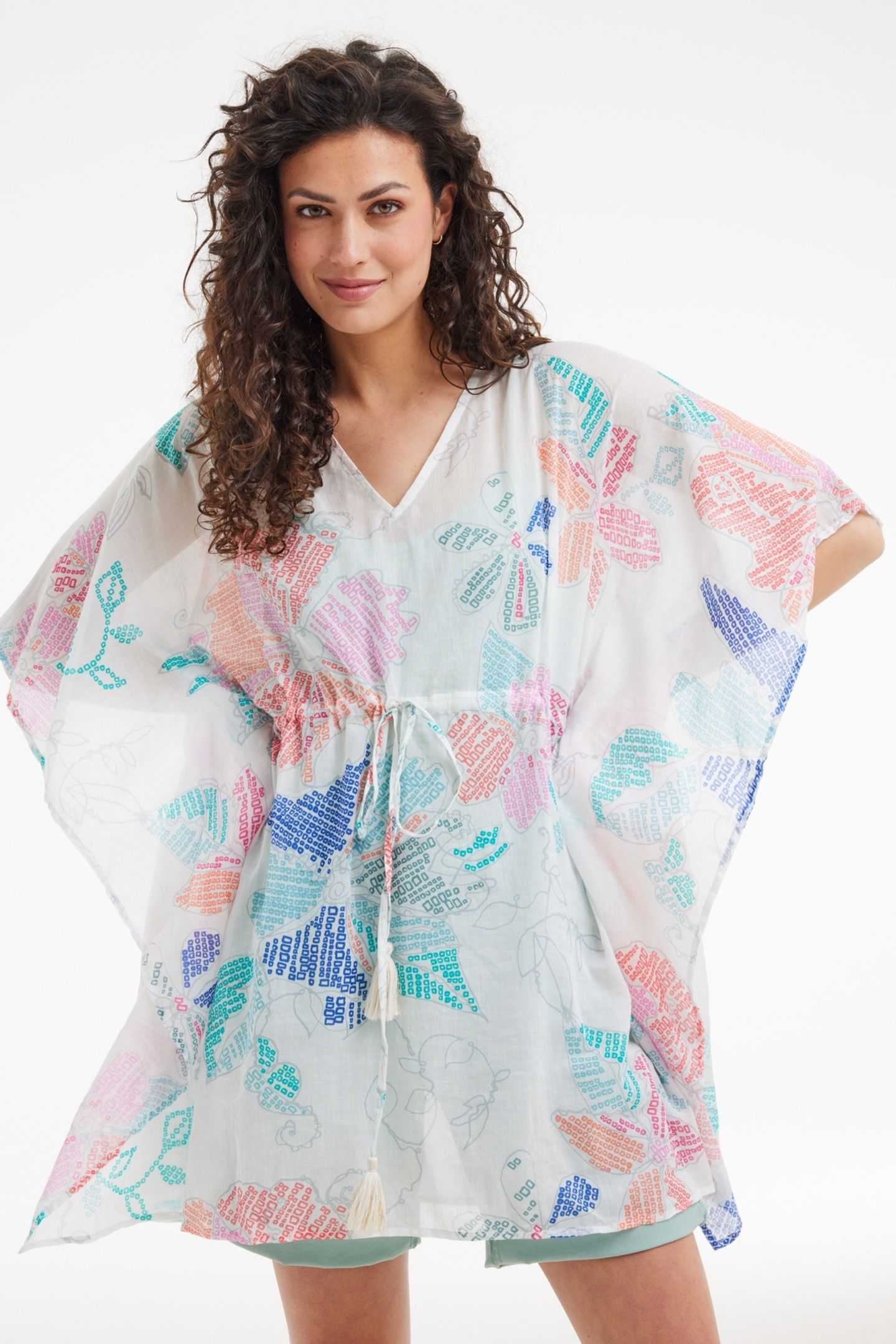 KAFTAN LAGOON OFFWHITE BITMAP PRINT 4