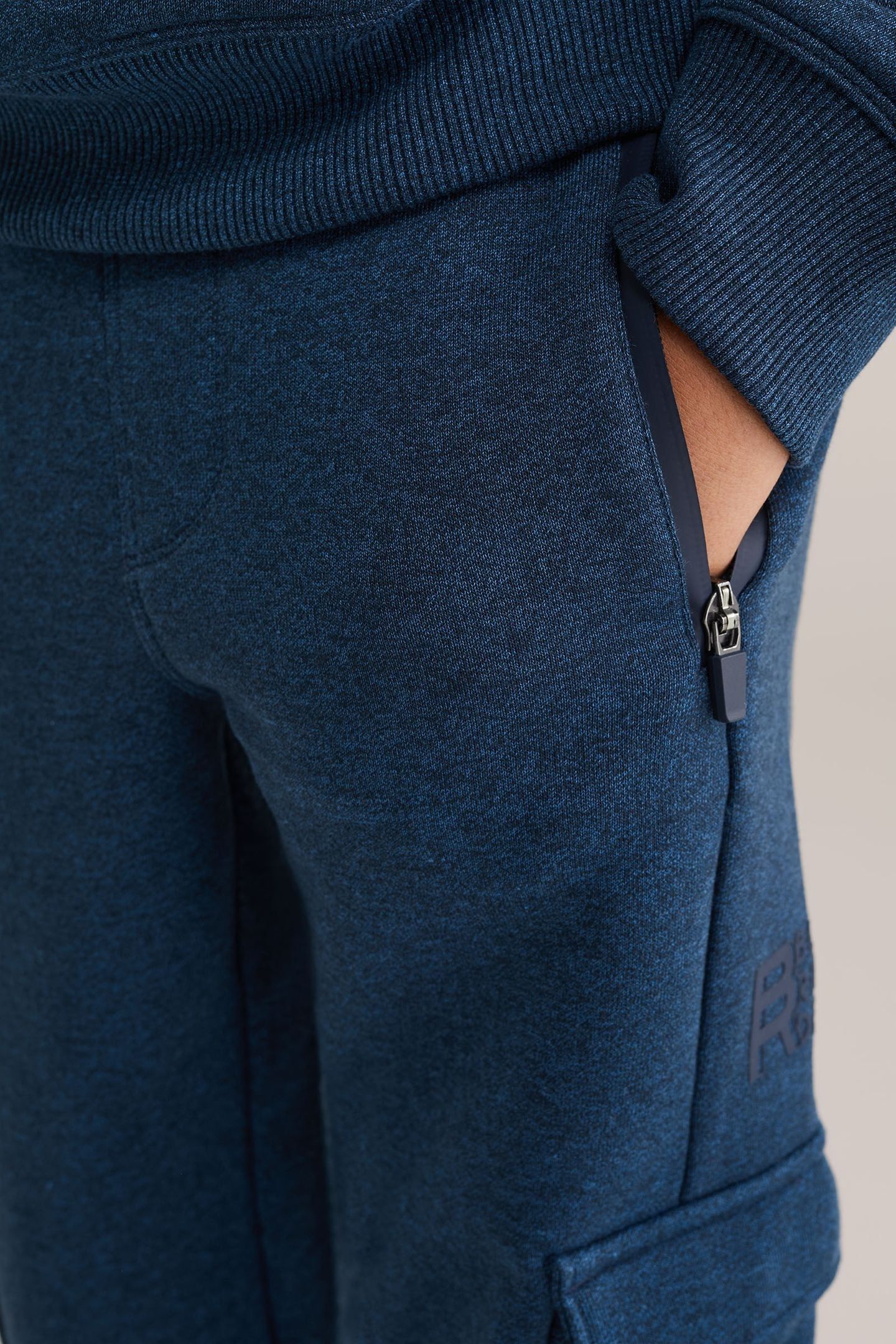 CARGO PANTS NAVY BLUE 5