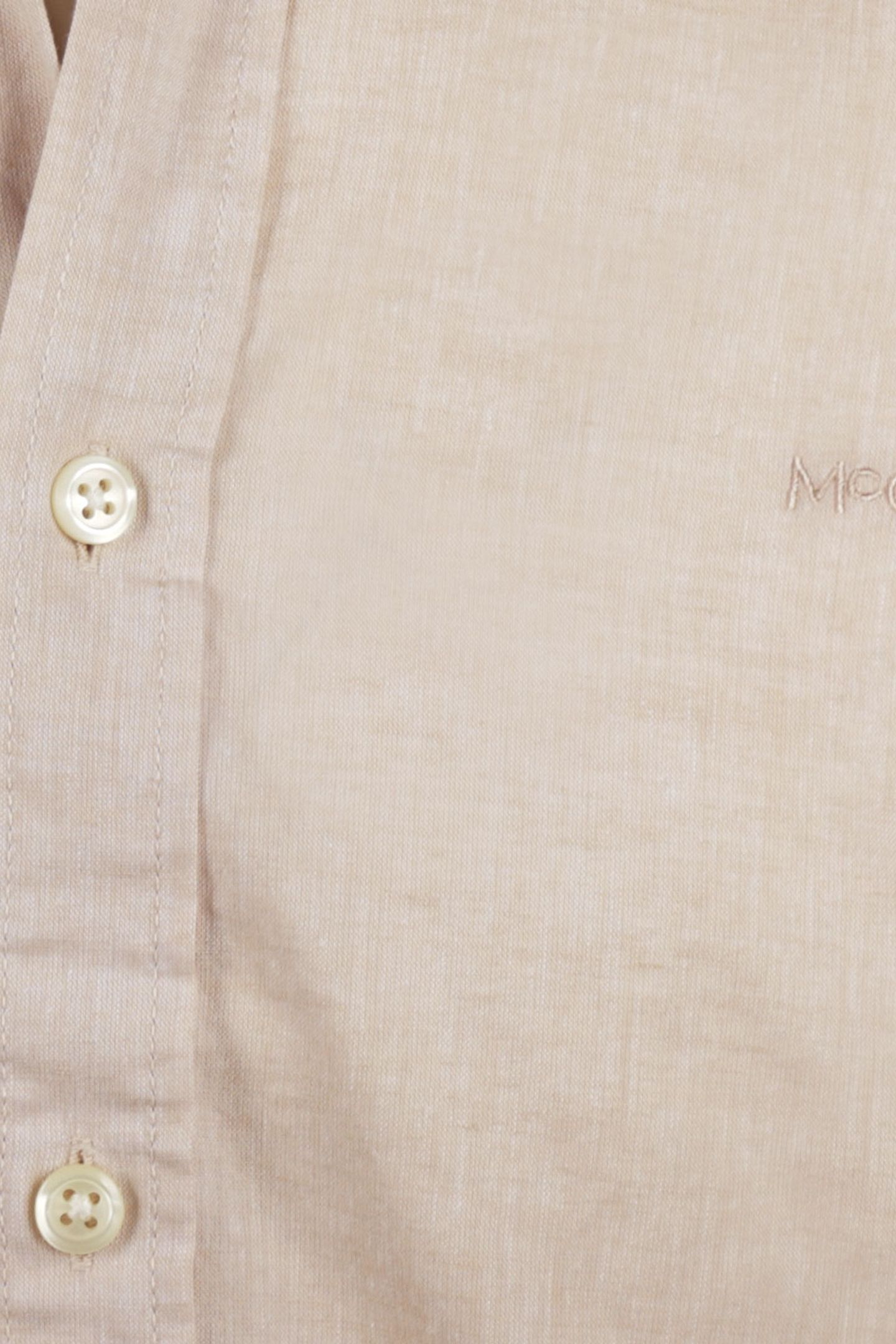 COTTON/LINNEN SHIRT LIGHT YELLOW 4