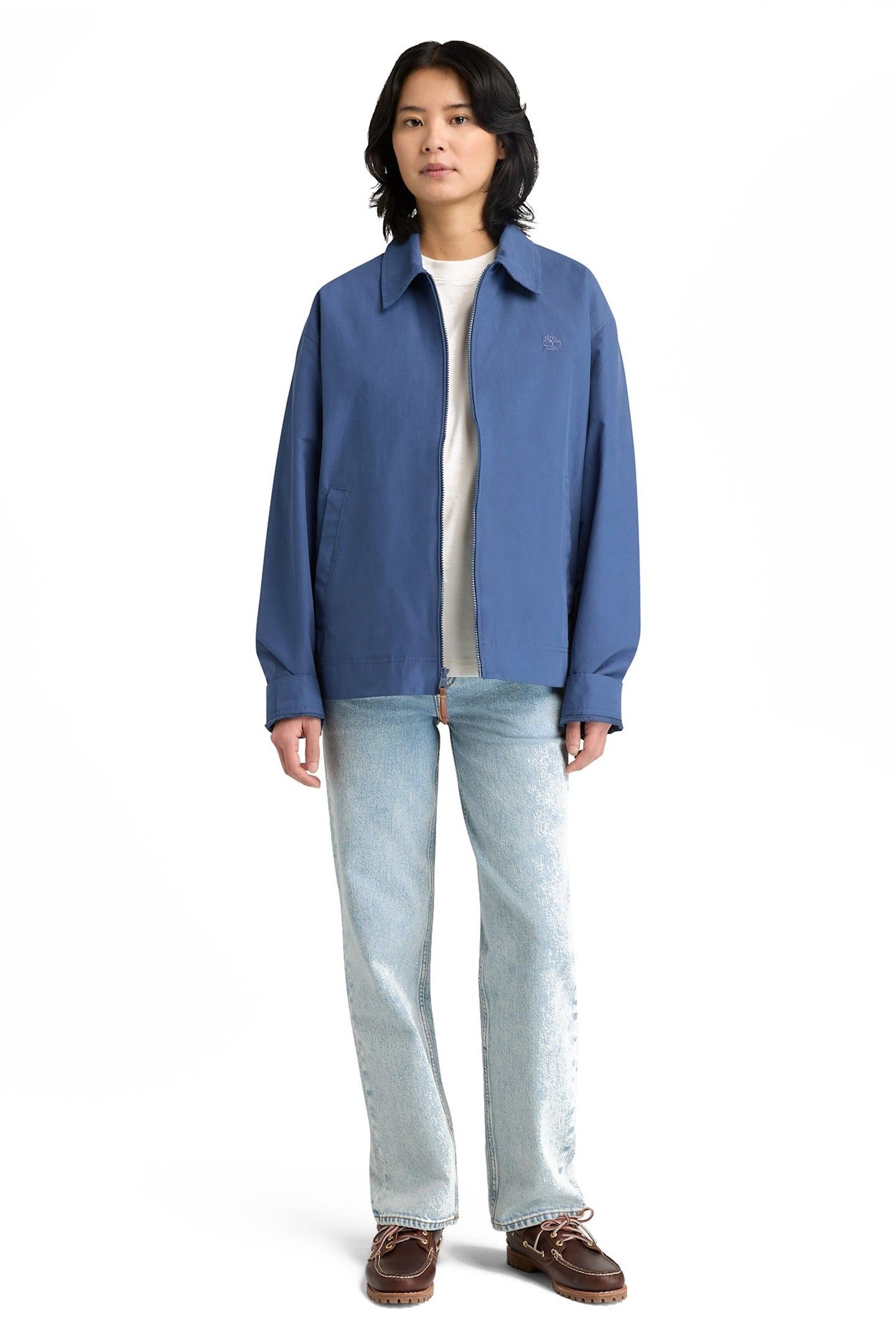 DENIM STRAIGHT PANTS LIGHT BLUE 1