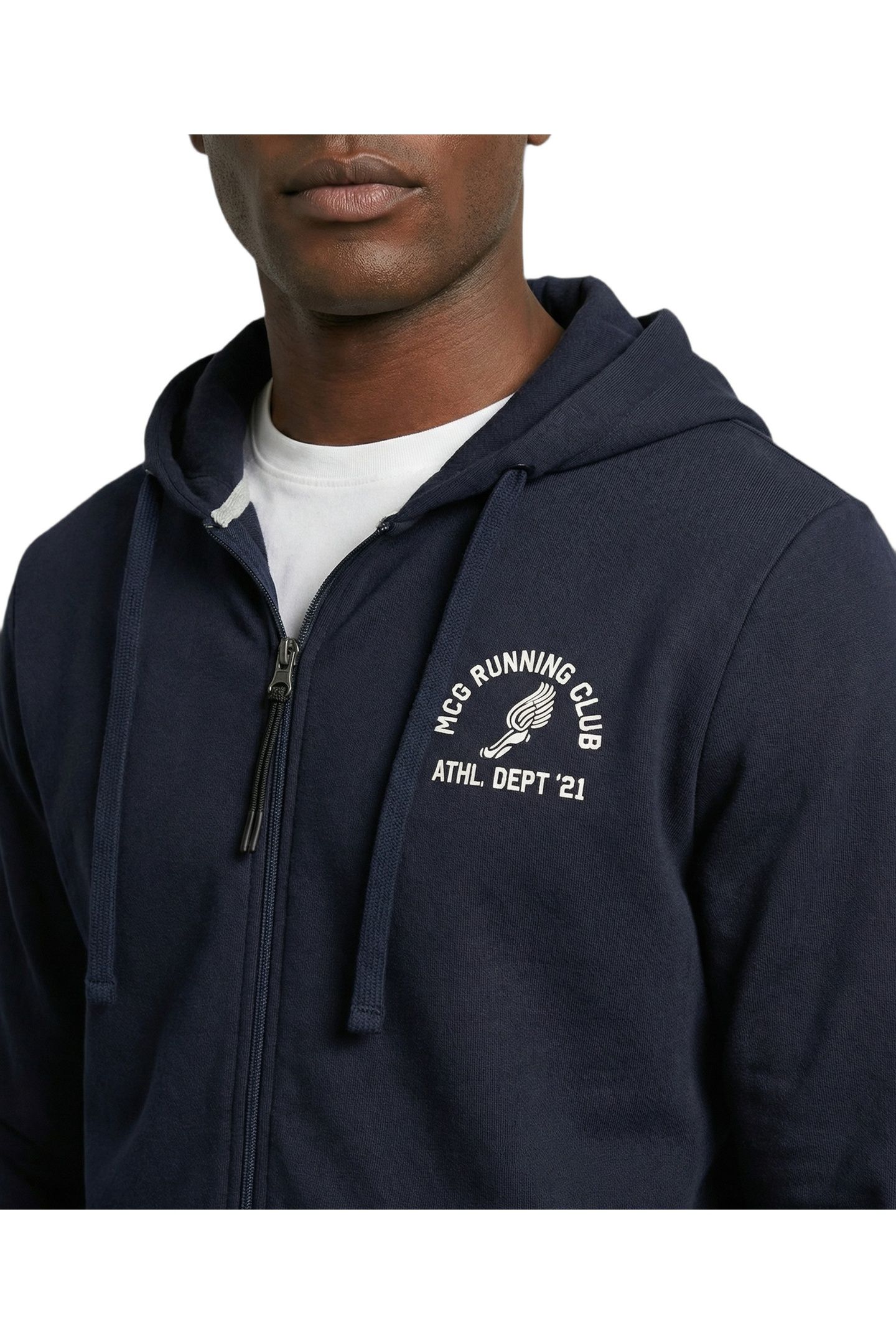 ZIP THRU HOODY NAVY 6