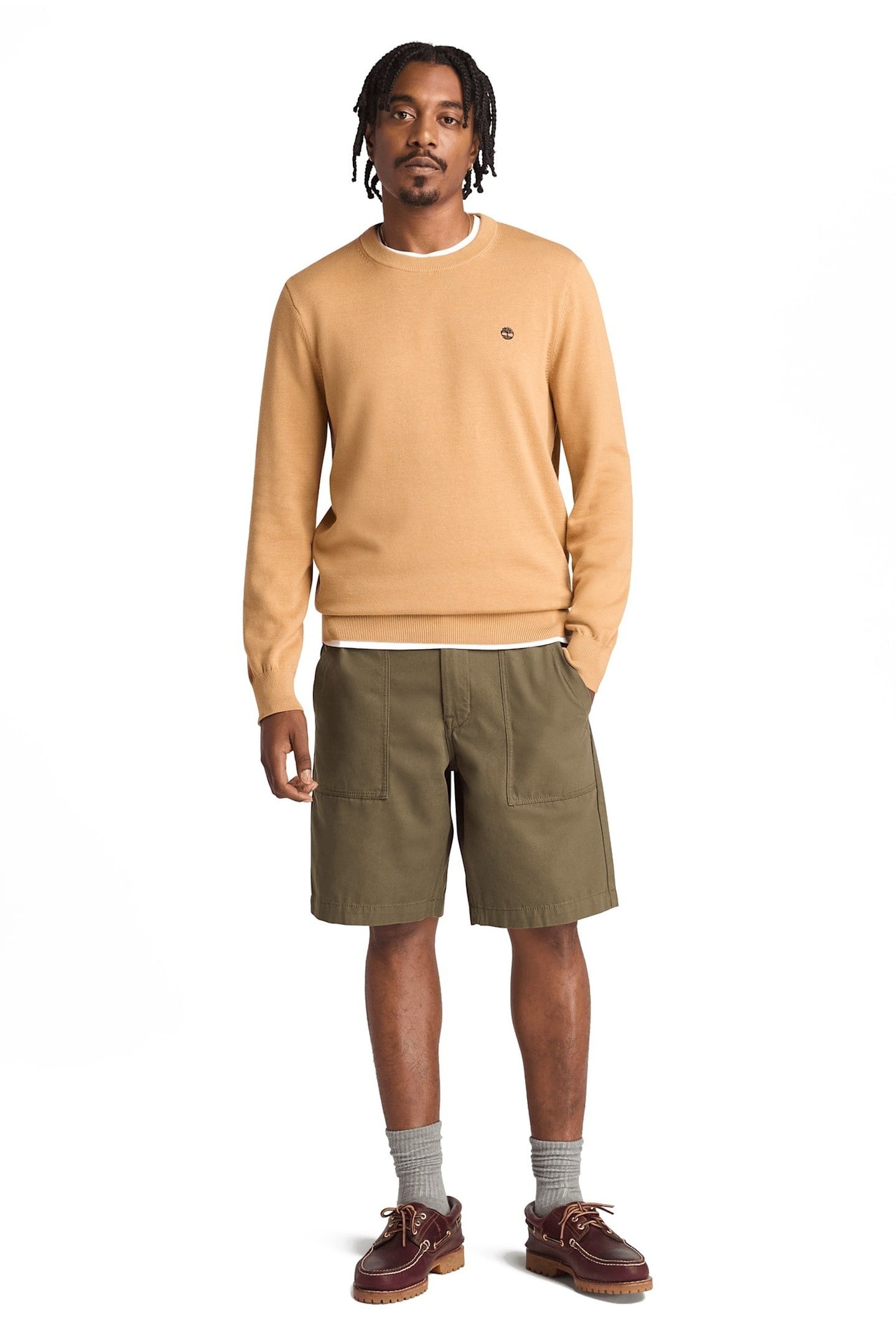 CANVAS FATIGUE SHORTS LEAF GREEN 3